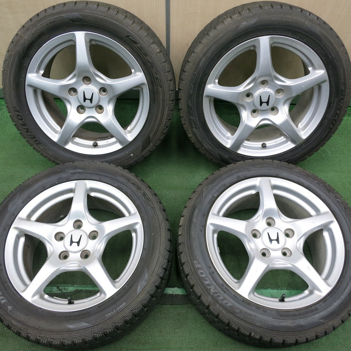 *送料無料*４本価格★ホンダ S2000 純正 205/55R16 スタッドレス ダンロップ DSX-2 16インチ  PCD114.3/5H★4052403NJス