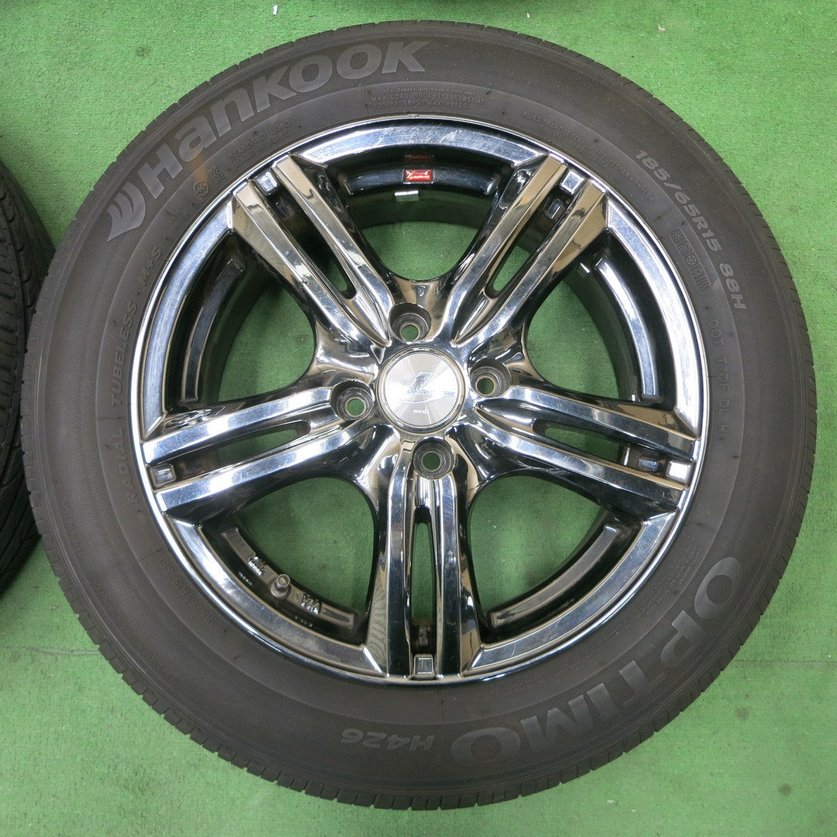 4本価格★LEONIS FZ 185/65R15 ハンコック enfren オプティモ H426 レオニス 15インチ PCD100/4H★5041601ナノ