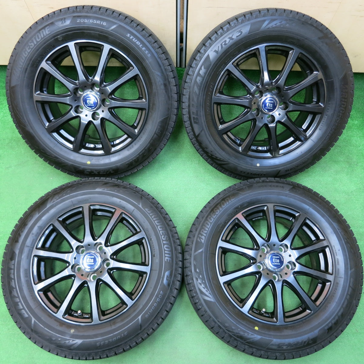 送料無料* バリ溝！23年！キレイ！ほぼ10分☆スタッドレス 205/65R16 ...