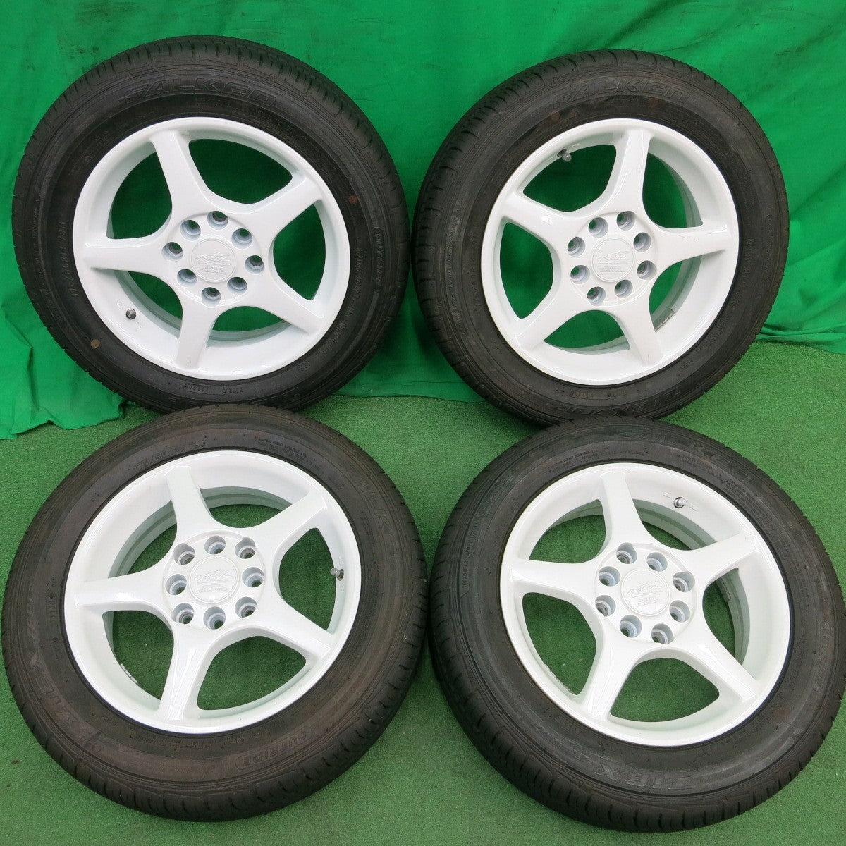 *送料無料* タイヤ未使用！20年★Modex 土屋圭市 モデル 175/60R14 ファルケン ジークス ZE912 14インチ PCD100  114.3/4H マルチ★4051005ナノ