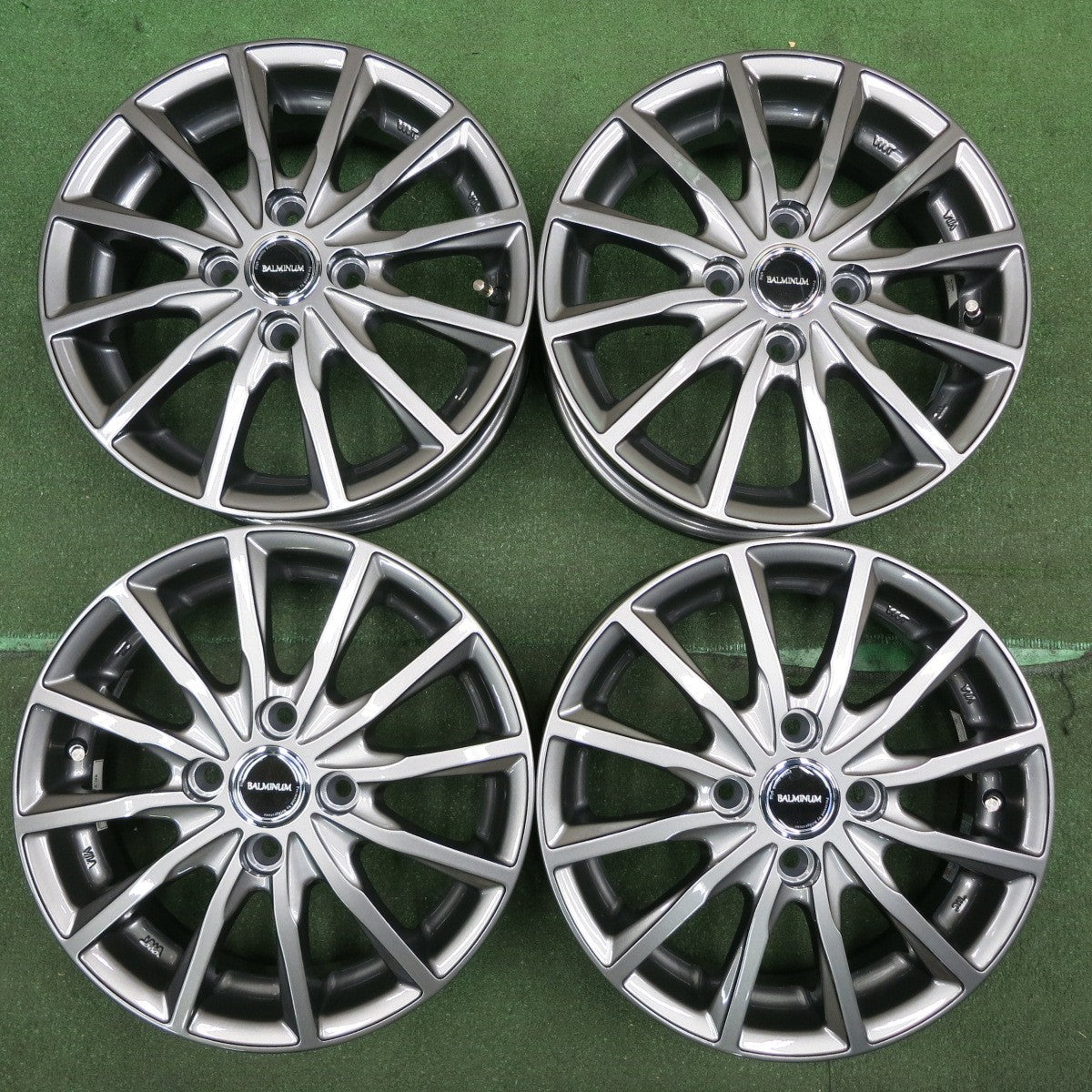 *送料無料* 未使用★BALMINUM バルミナ ホイール 14インチ 14×4.5J PCD100/4H★4061201HAホ