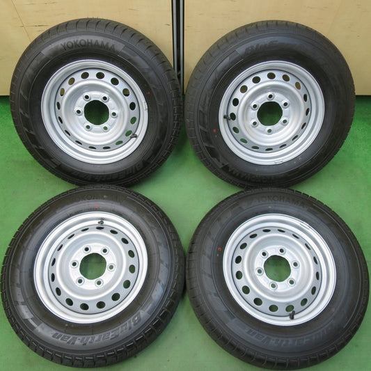 新車外し 24年★日産 キャラバン 純正 スチール 195/80R15 107/105Q ヨコハマ BluEarth-Van RY55 PCD139.7/6H★5040403イノ