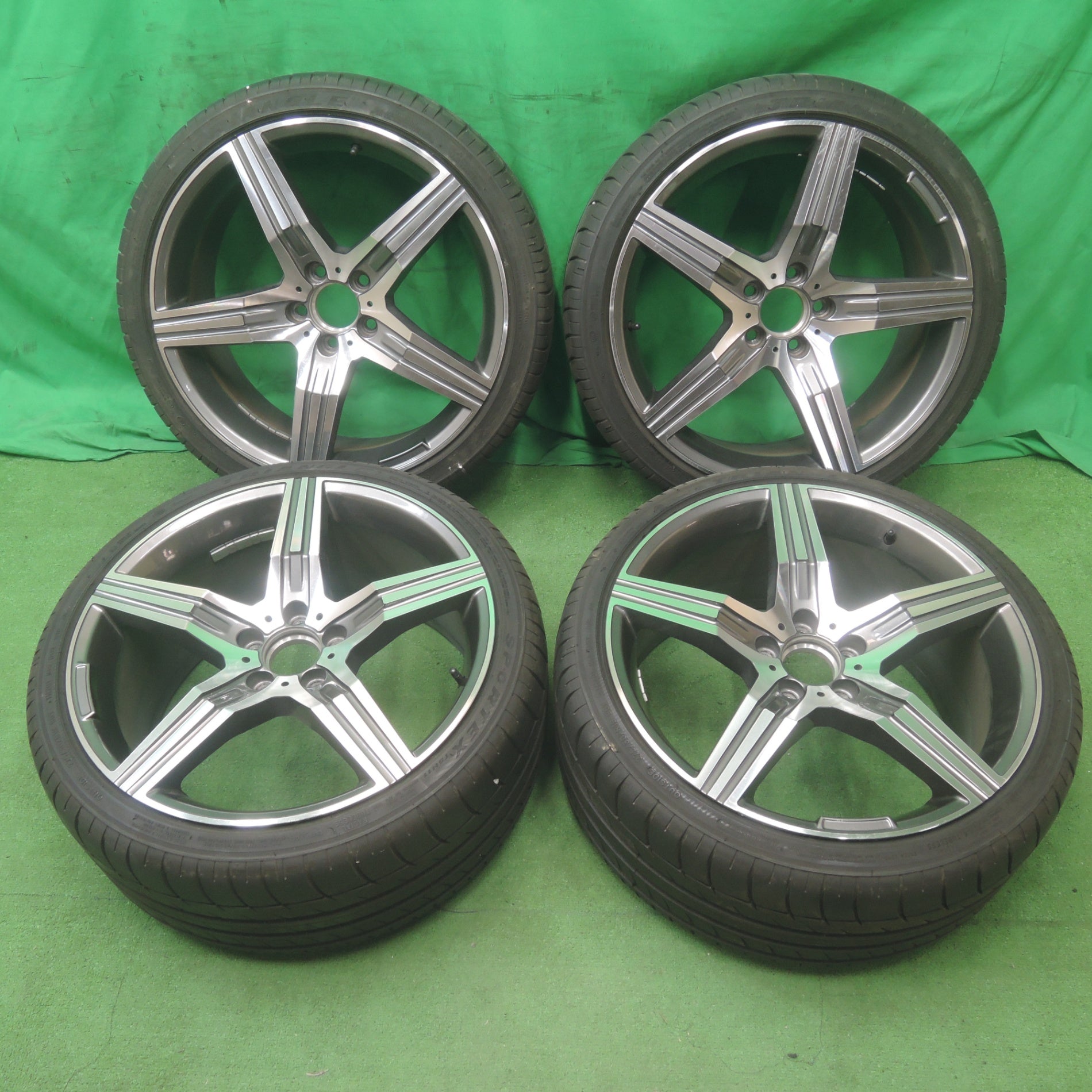 *送料無料* キレイ！20年 ベンツ 純正 タイプ 245/35R19 275/30R19 EMN GERMANY トライアングル SPOR |  名古屋/岐阜の中古カー用品・工具の買取/販売ならガレージゲット