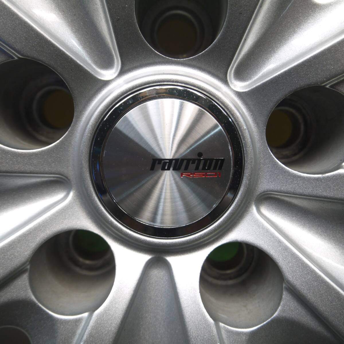 超バリ溝!キレイ!9.5分以上★スタッドレス 225/65R17 グッドイヤー アイスナビ SUV ravrion RS01 PCD114.3/5H★4040110Hス