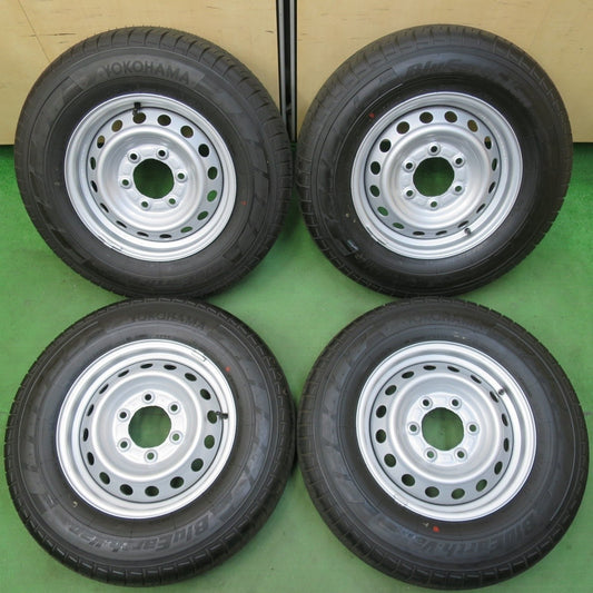 新車外し 24年★日産 キャラバン 純正 スチール 195/80R15 107/105Q ヨコハマ BluEarth-Van RY55 PCD139.7/6H★5040404イノ