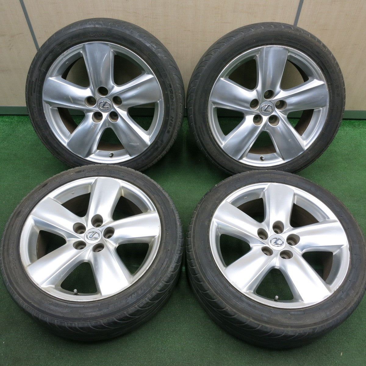 送料無料* 4本価格☆レクサス LS460 LS600 純正 245/45R19 ナンカン ...