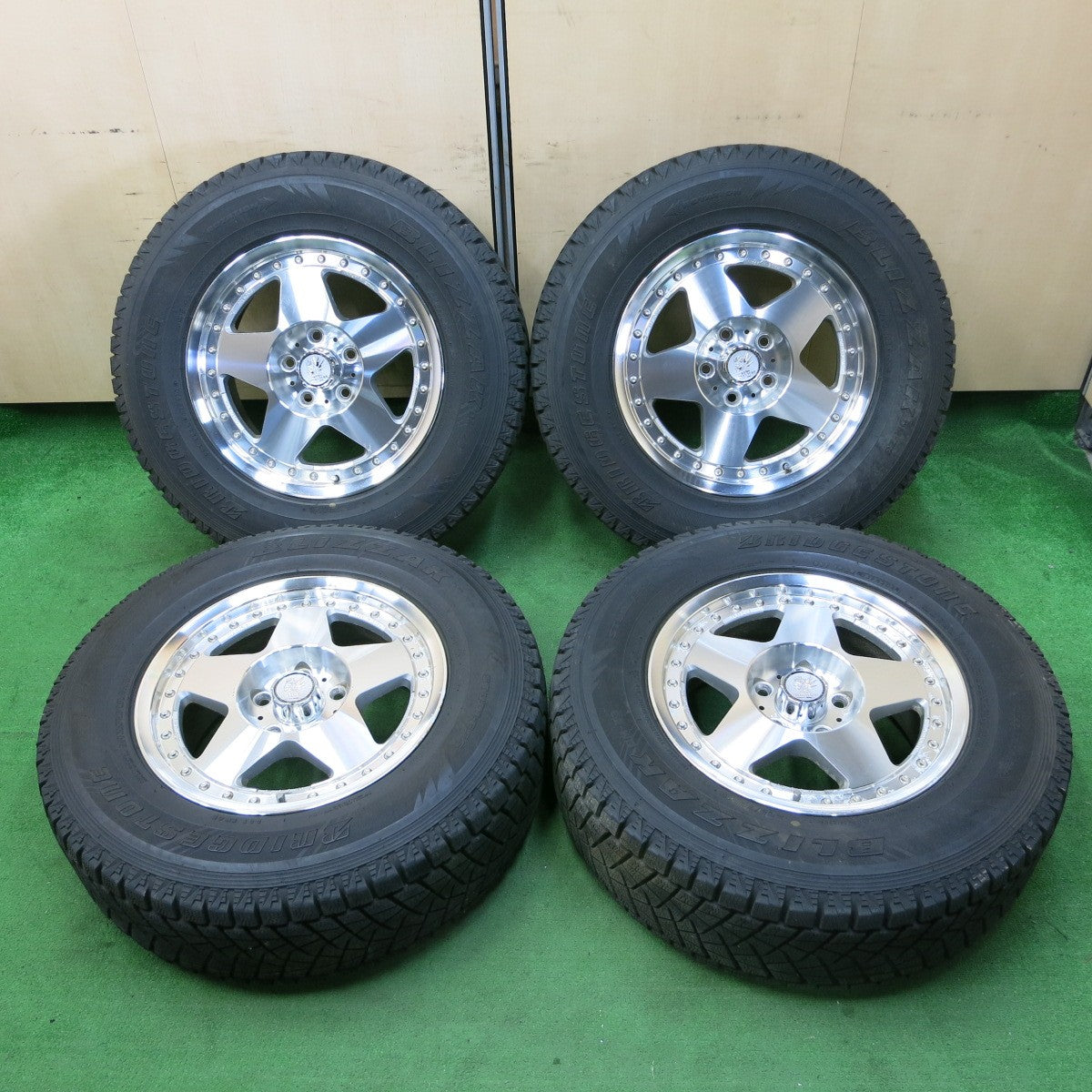 *送料無料* 4本価格★WEDS ADVENTURE 235/70R16 スタッドレス ブリヂストン ブリザック DM-Z3 ウェッズ アドベンチャー  PCD114.3/5H★4061001ナス