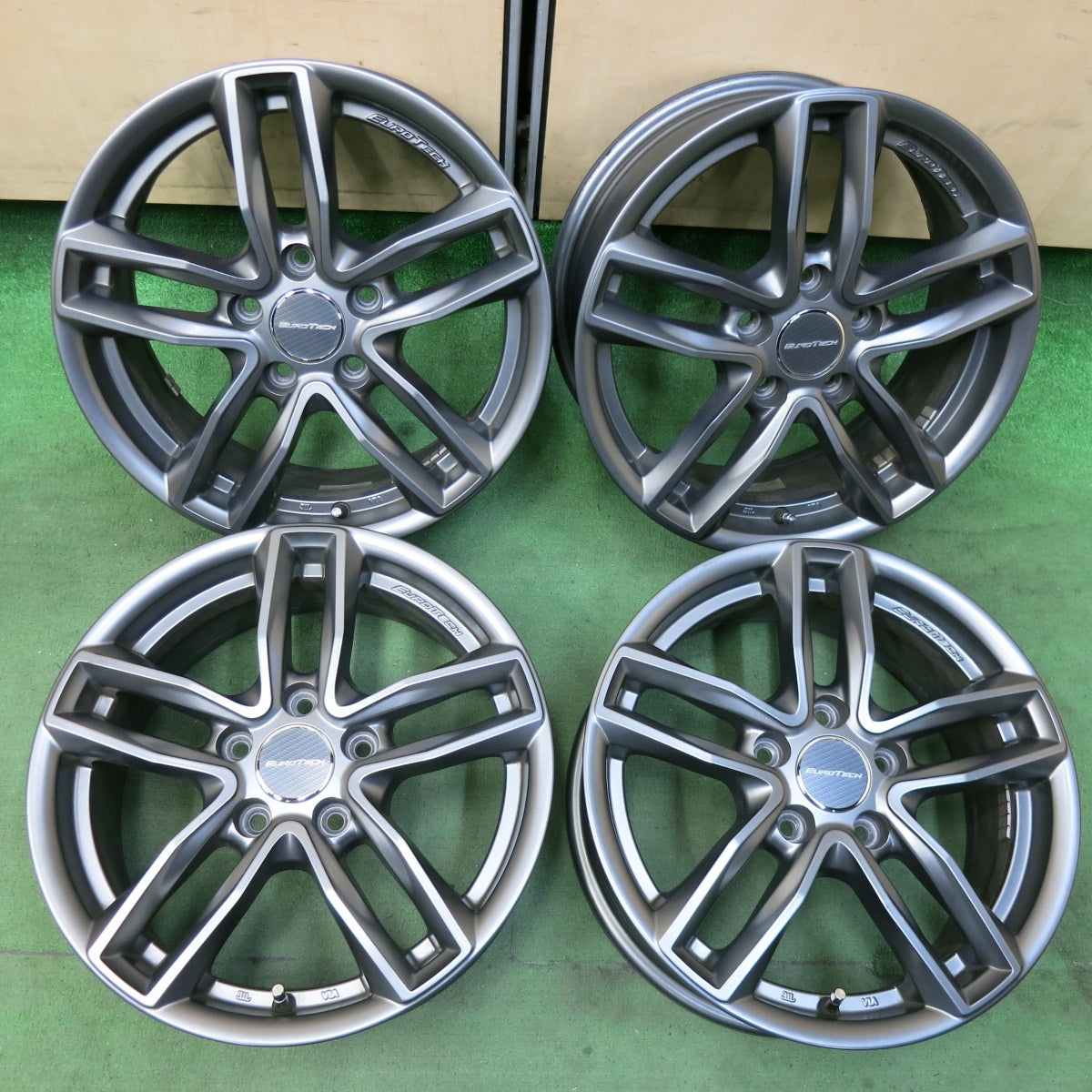キレイ★ワーゲン 等 EUROTECH GAYA5 ユーロテック ガヤ5 16インチ 16×6.5J PCD112/5H★5041816SYホ