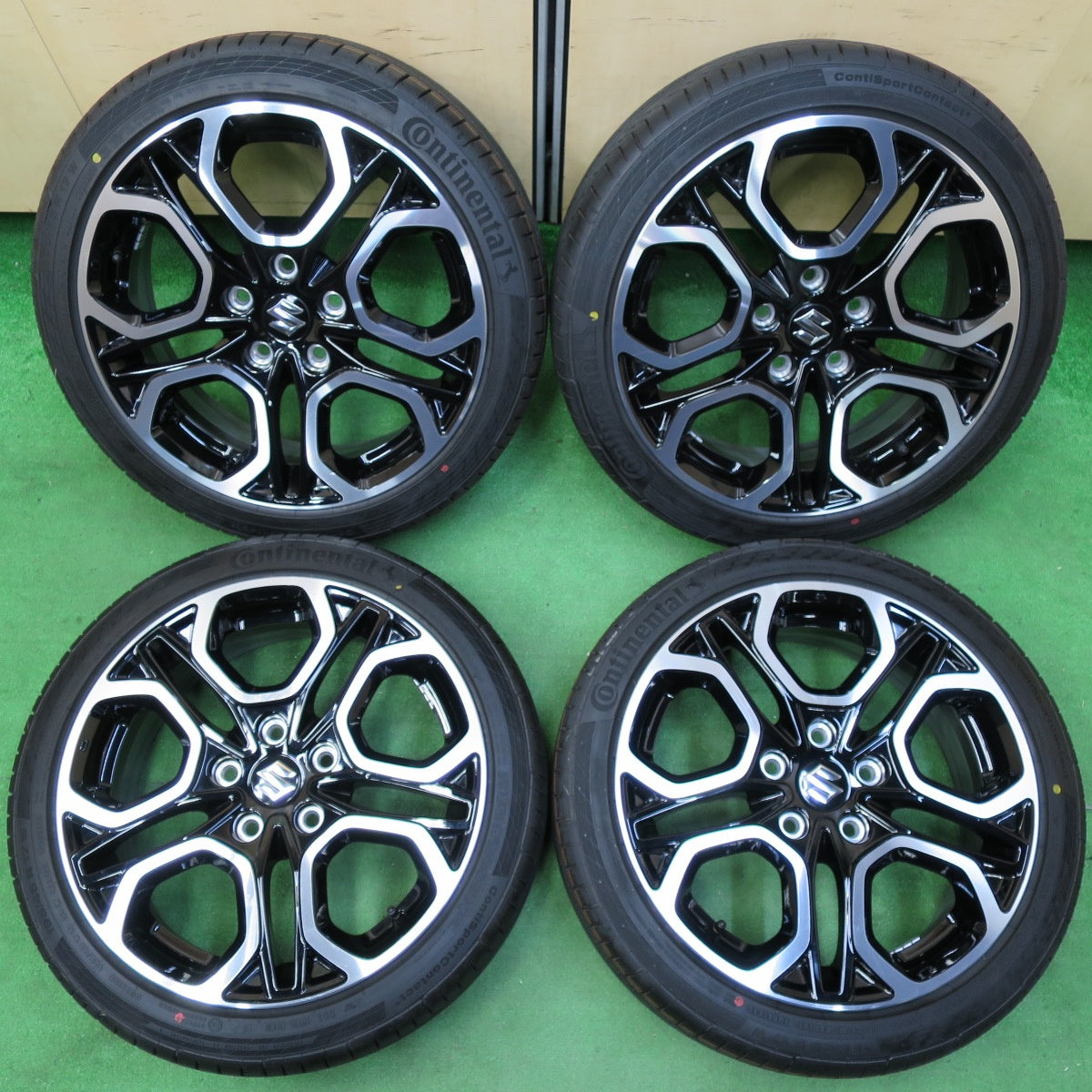 19240円 *送料無料* 新車外し！22年★スズキ ZC33S スイフト スポーツ 純正 195/45R17 コンチネンタル コンチスポーツ コンタクト5  17インチ PCD114.3/5H★4061105イノ