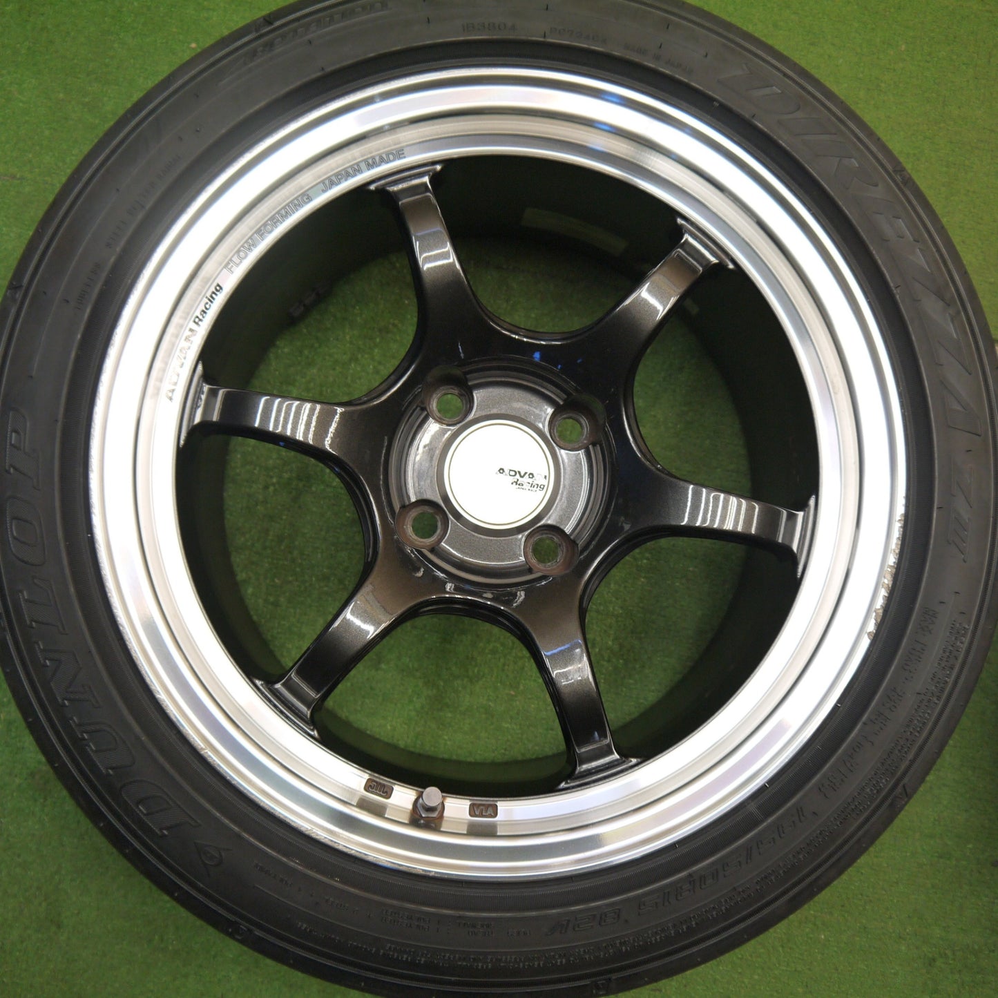 タイヤのみ未使用!24年★ADVAN Racing RGD2-15-1 195/50R15 ダンロップ DIREZZA Z3 アドバン レーシング 15インチ PCD100/4H★5041503Hノ