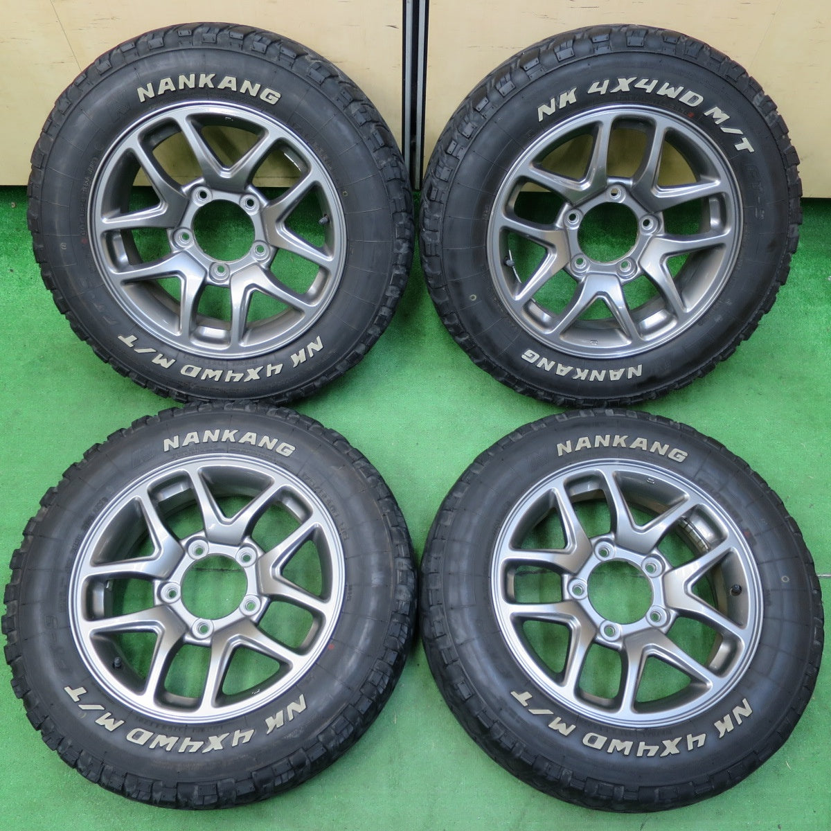 *送料無料* キレイ！21年★スズキ JB64W ジムニー 純正 175/80R16 ナンカン NK 4×4WD M/T FT-9 ホワイトレター  PCD139.7/5H★4070405イノ