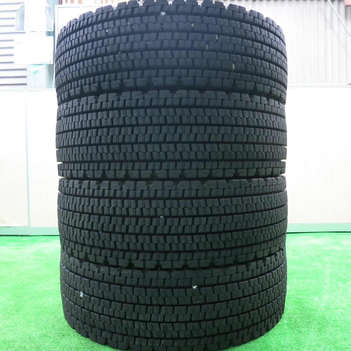 *送料無料* バリ溝！23年！9.5分★トラック タイヤ 265/70R19.5 140/138J スタッドレス ブリヂストン W900  19.5インチ★4080701HAスタ