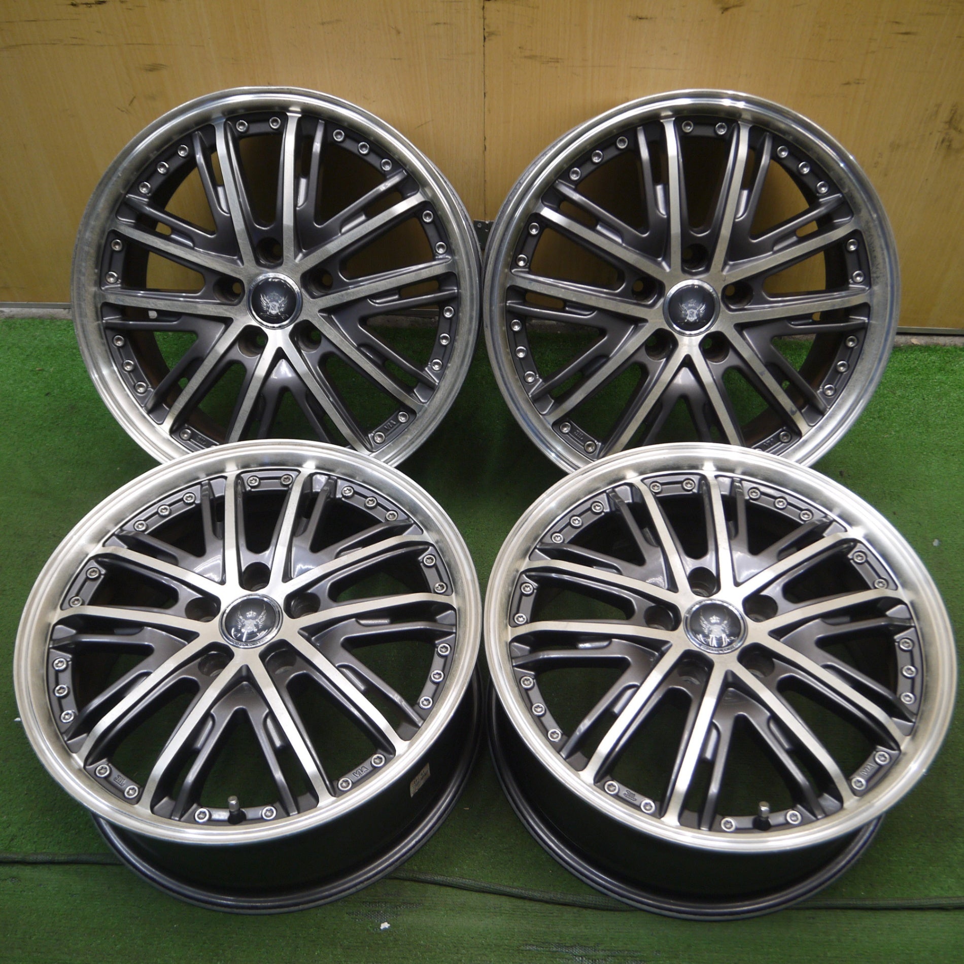 *送料無料* 4本価格★STEINER VZ5 ENKEI 17インチ ホイール 17×7J シュタイナー エンケイ  PCD114.3/5H★4051007Hホ