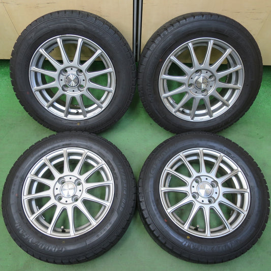 バリ溝!21年!キレイ!8.5分★スタッドレス 175/65R14 グッドイヤー アイスナビ7 ravrion LUMIERE ラブリオン 14インチ PCD100/4H★5050808イス