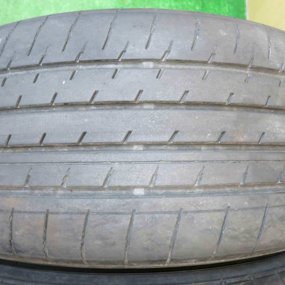 バリ溝!24年!9.5分★トヨタ 50系 エスティマ 純正 225/50R18 ヨコハマ BluEarth-RV RV03 BluEarth-XT AE61 18インチ PCD114.3/5H★5050407NJノ