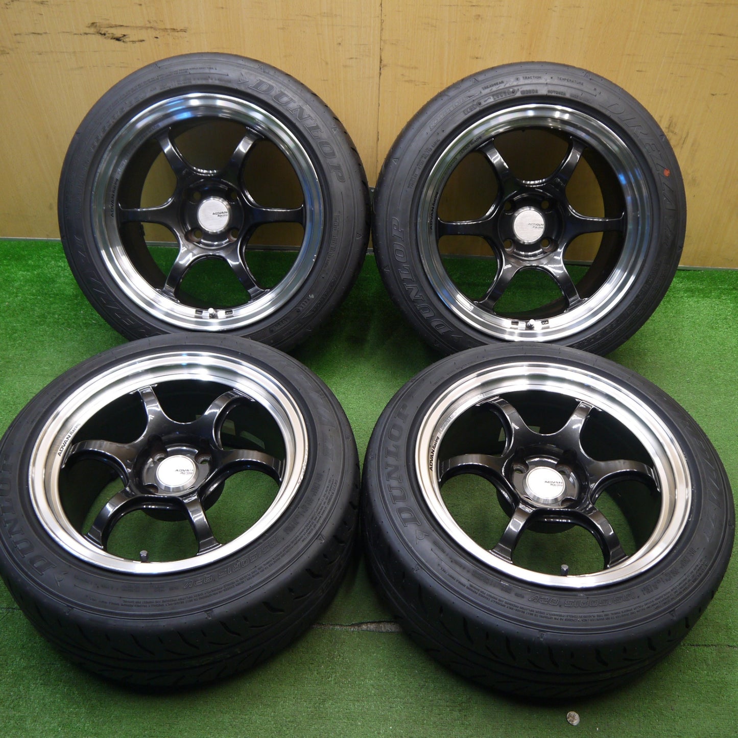 タイヤのみ未使用!24年★ADVAN Racing RGD2-15-1 195/50R15 ダンロップ DIREZZA Z3 アドバン レーシング 15インチ PCD100/4H★5041503Hノ