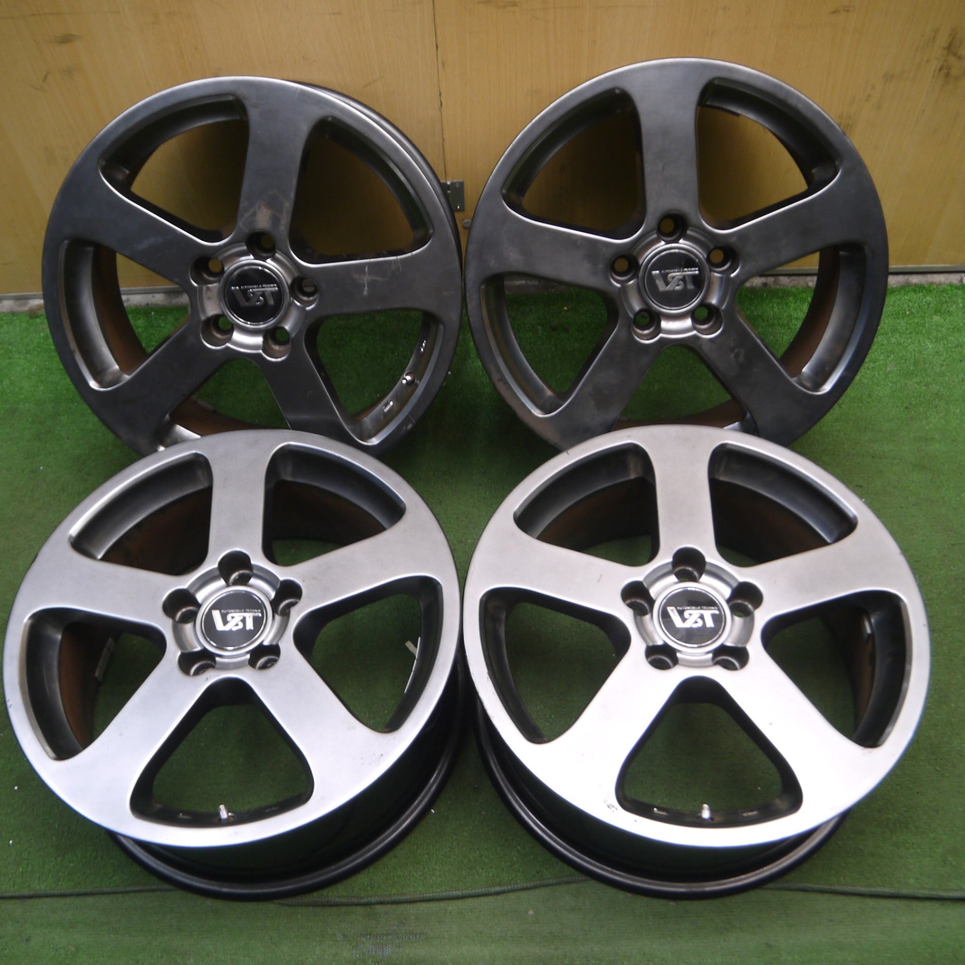 *送料無料* 4本価格★ボルボ 等 VST RS ホイール 16インチ 16×7JJ PCD108/5H★4040311Hホ