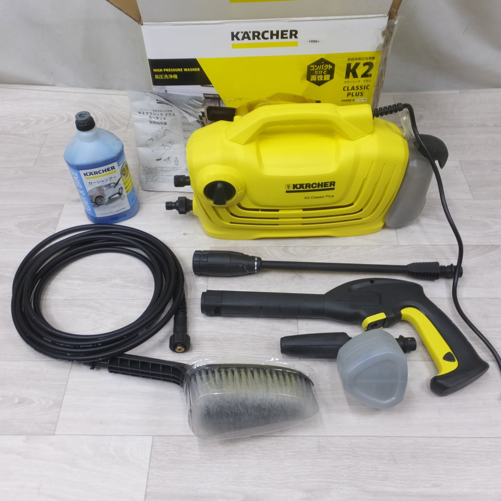 送料無料] ◇KARCHER ケルヒャー 家庭用 高圧洗浄器 K2 Classic Plus クラシックプラス 100V 50/60Hz◇ |  名古屋/岐阜の中古カー用品・工具の買取/販売ならガレージゲット