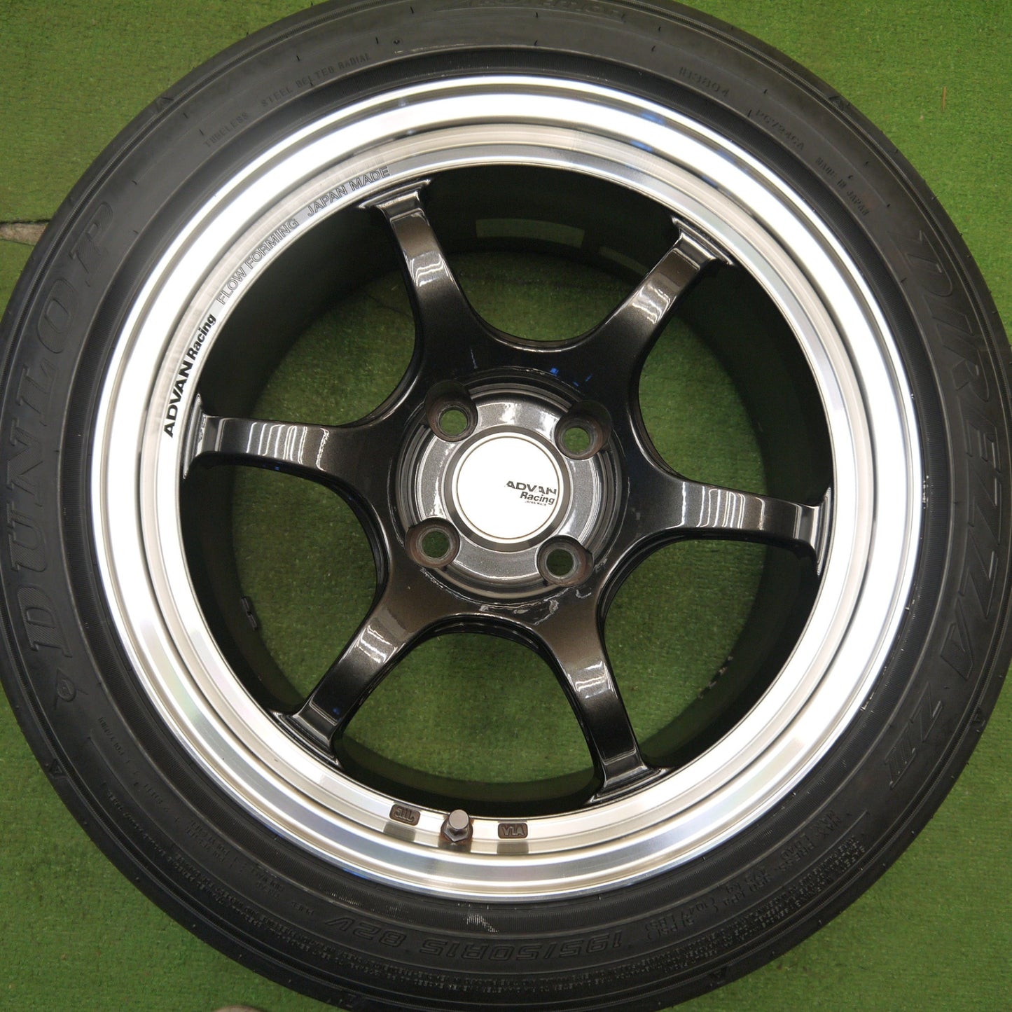 タイヤのみ未使用!24年★ADVAN Racing RGD2-15-1 195/50R15 ダンロップ DIREZZA Z3 アドバン レーシング 15インチ PCD100/4H★5041503Hノ