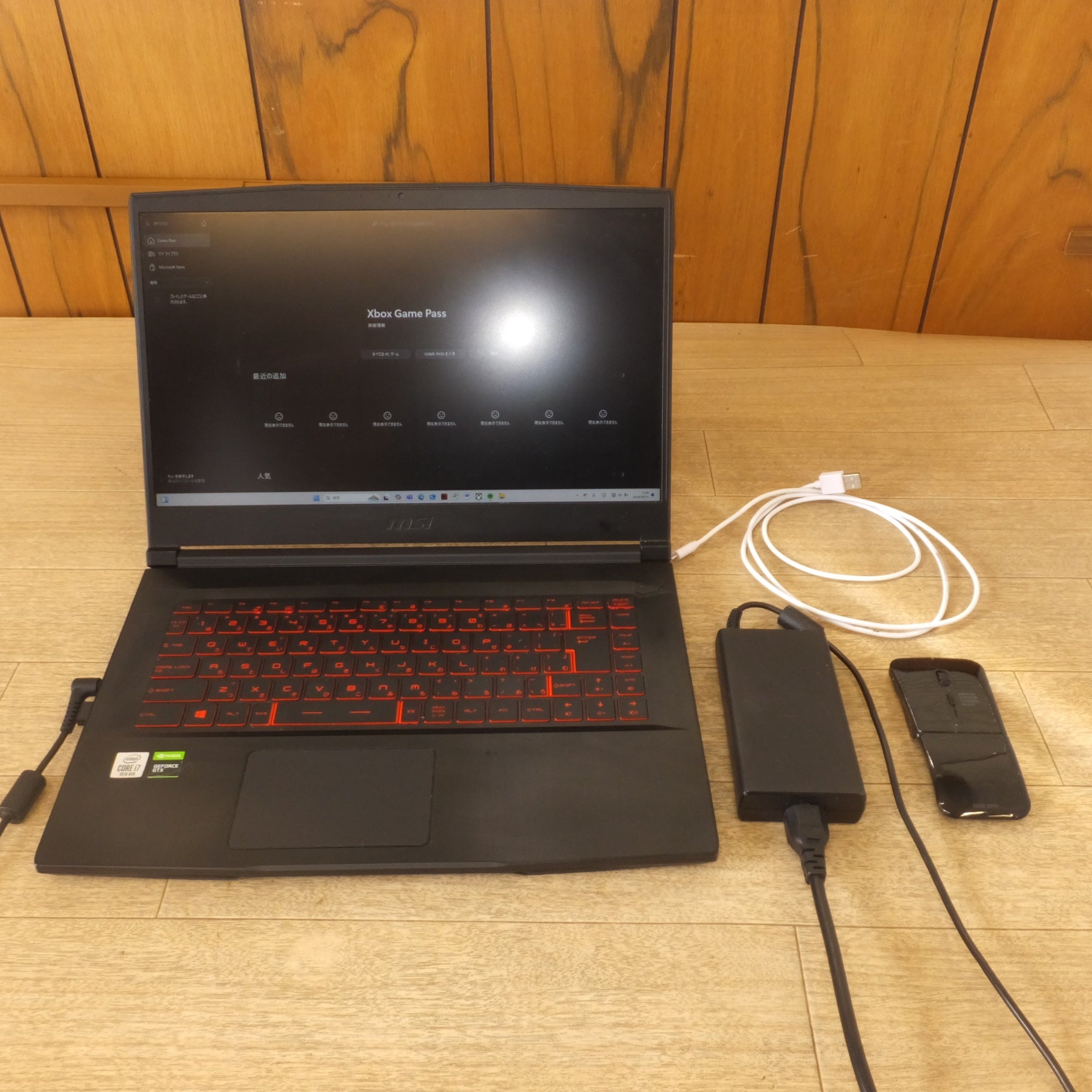 [送料無料] ★MSI ゲーミングノートPC MS-16R4　NotebookPC 筆記型電脳　256GB　Core i7-10750H 2.6GHz　 RAM 16GB★