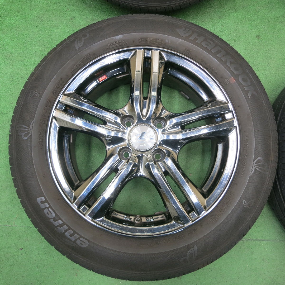 4本価格★LEONIS FZ 185/65R15 ハンコック enfren オプティモ H426 レオニス 15インチ PCD100/4H★5041601ナノ