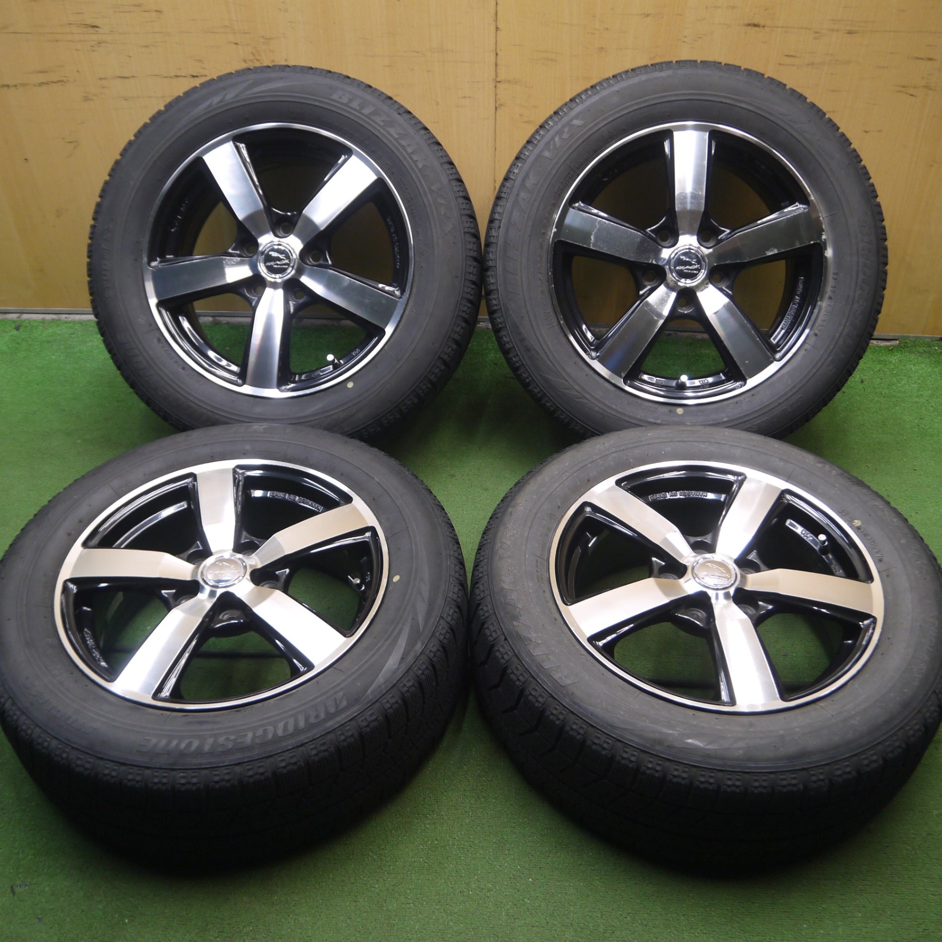 *送料無料* 4本価格★SMACK ENKEI 205/60R16 スタッドレス ブリヂストン ブリザック VRX スマック エンケイ  PCD114.3/5H★4070111Hス