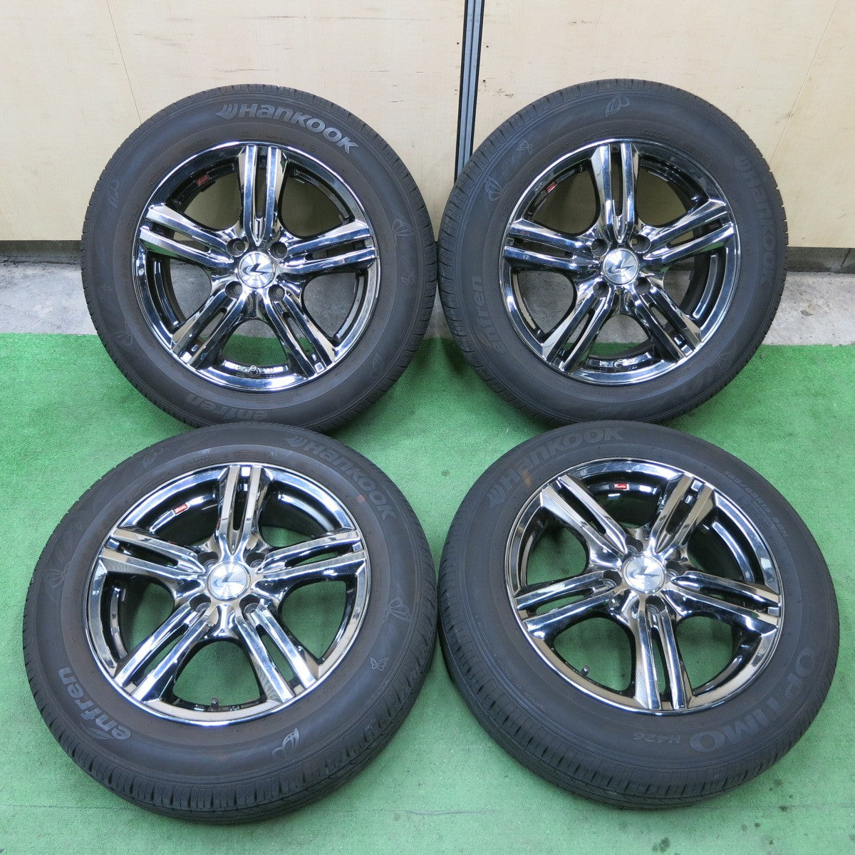 4本価格★LEONIS FZ 185/65R15 ハンコック enfren オプティモ H426 レオニス 15インチ PCD100/4H★5041601ナノ