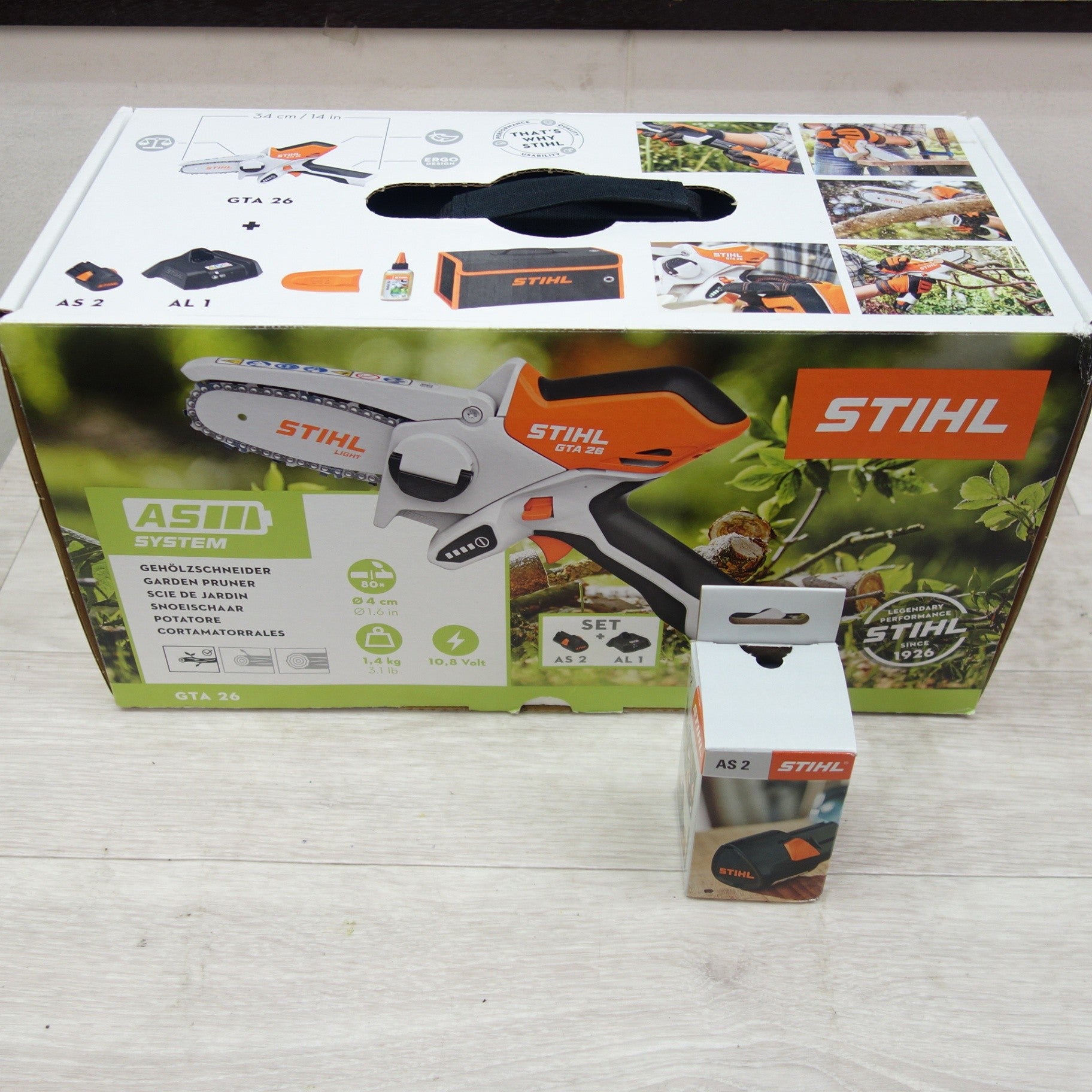 [送料無料] 未使用☆STIHL バッテリー ガーデンカッター GTA26 充電式 チェーンソー チェンソー スチール☆