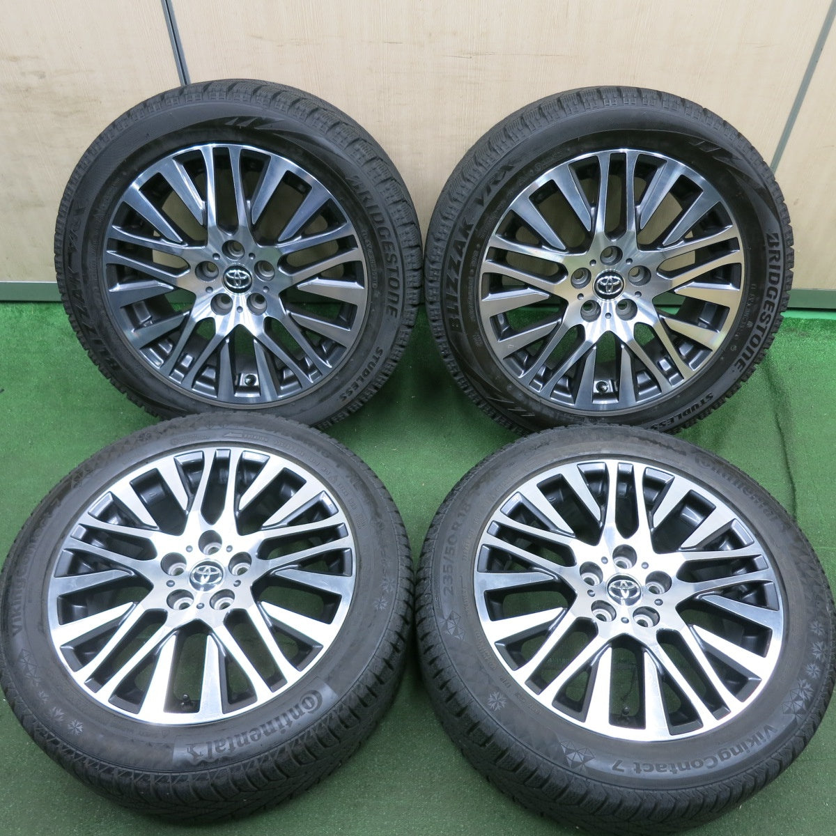 送料無料* バリ溝！21年！9.5分☆トヨタ 30系 アルファード SCパッケージ 純正 235/50R18 スタッドレス ブリヂストン |  名古屋/岐阜の中古カー用品・工具の買取/販売ならガレージゲット