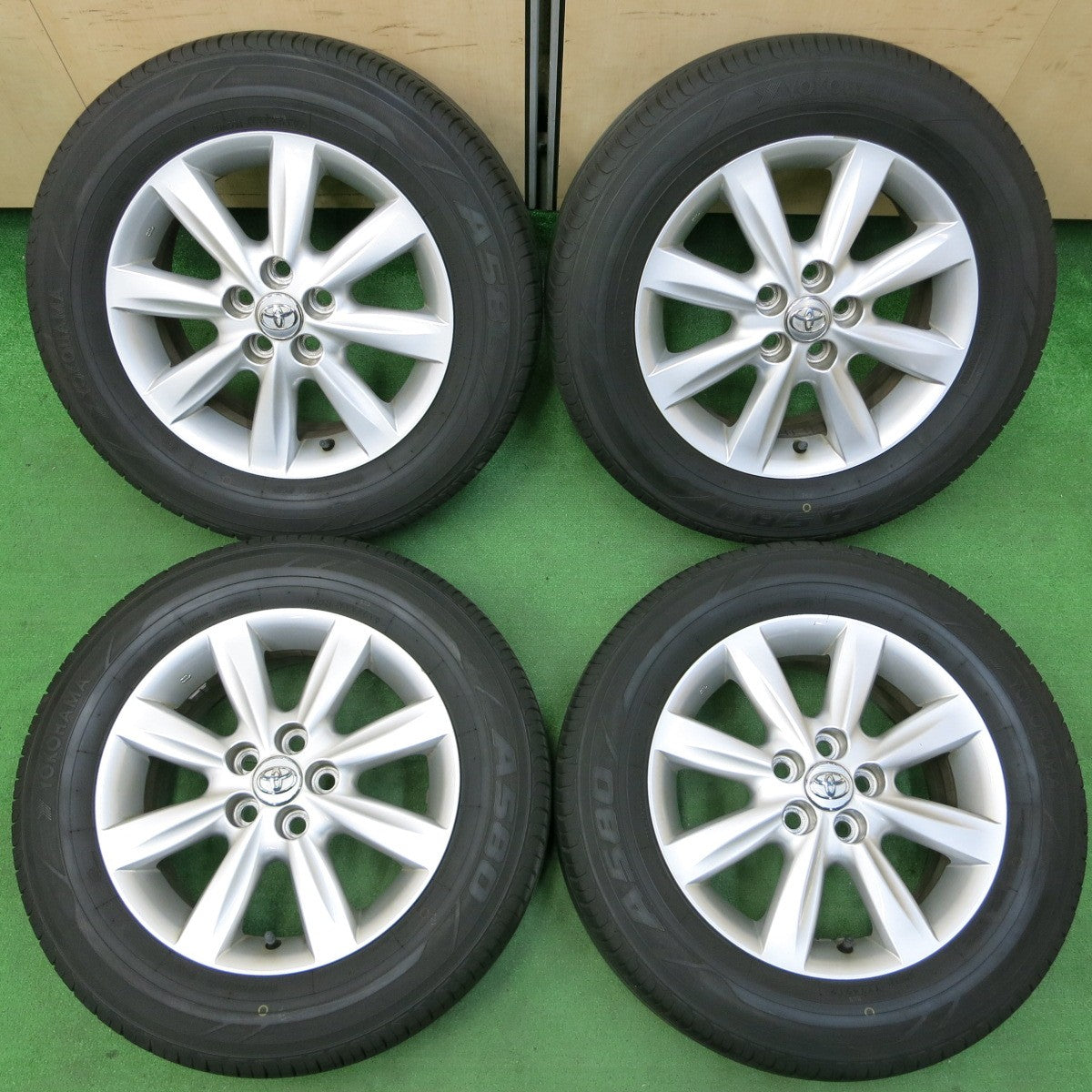 送料無料* バリ溝！8.5分☆トヨタ ウィッシュ 純正 195/65R15 ヨコハマ A580 15インチ PCD100/5H☆40523 |  名古屋/岐阜の中古カー用品・工具の買取/販売ならガレージゲット