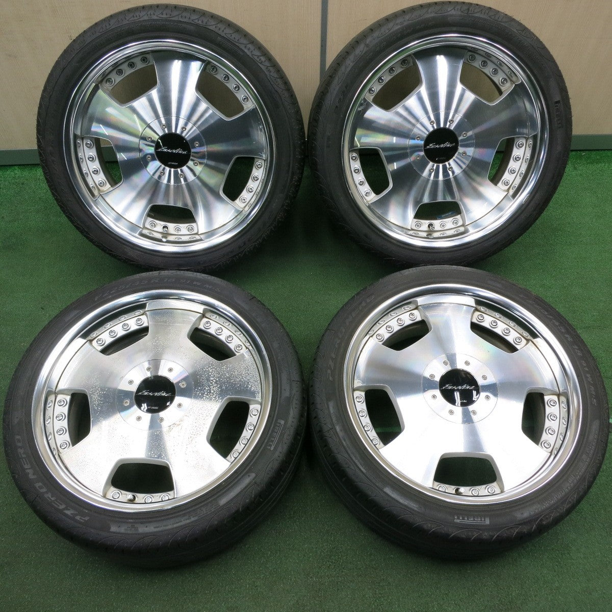 送料無料* 4本価格☆WORK Euroline 225/45R18 ピレリ PZERO NERO ワーク ユーロライン PCD114.3 |  名古屋/岐阜の中古カー用品・工具の買取/販売ならガレージゲット