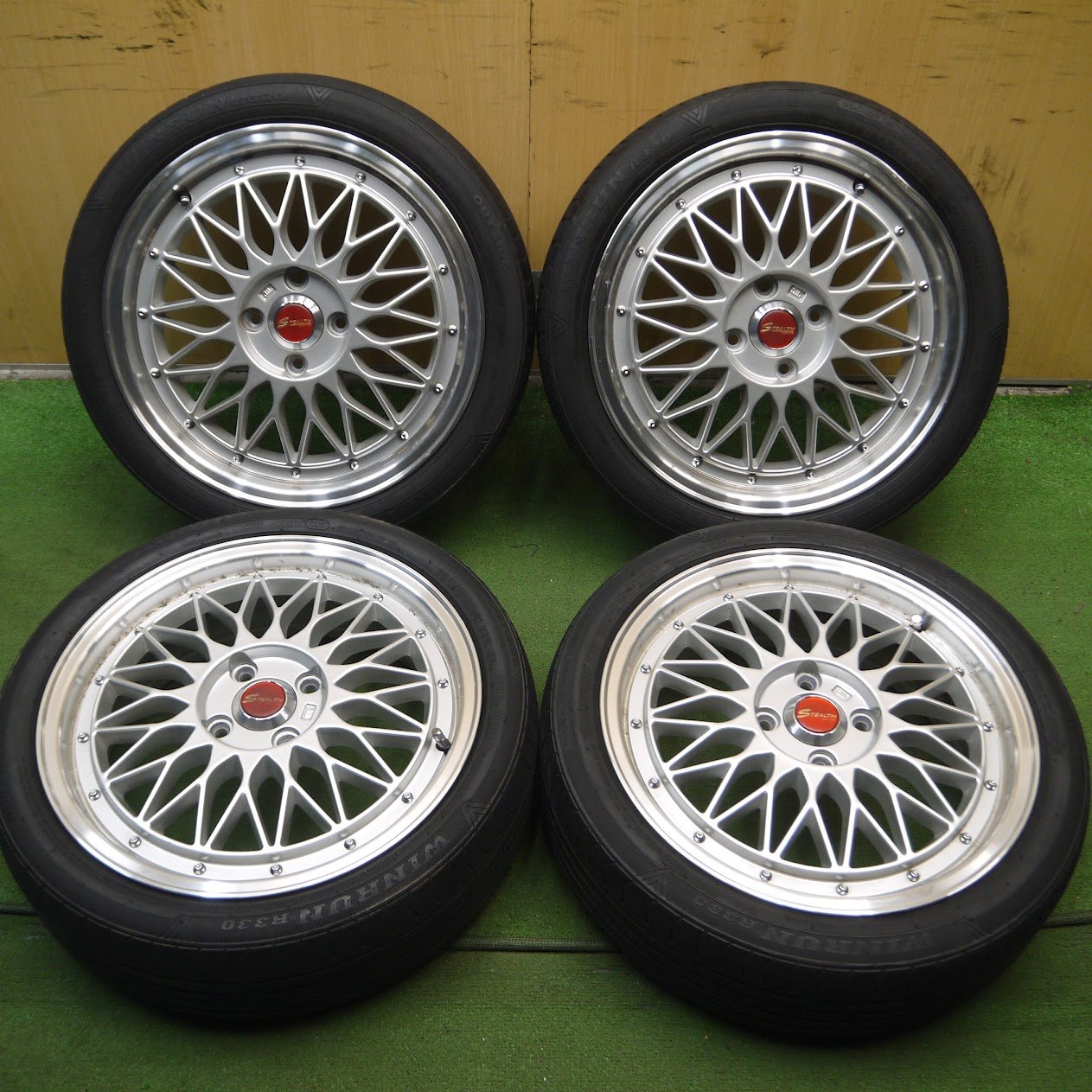 送料無料* 4本価格☆軽サイズ STEALTH RACING 165/50R16