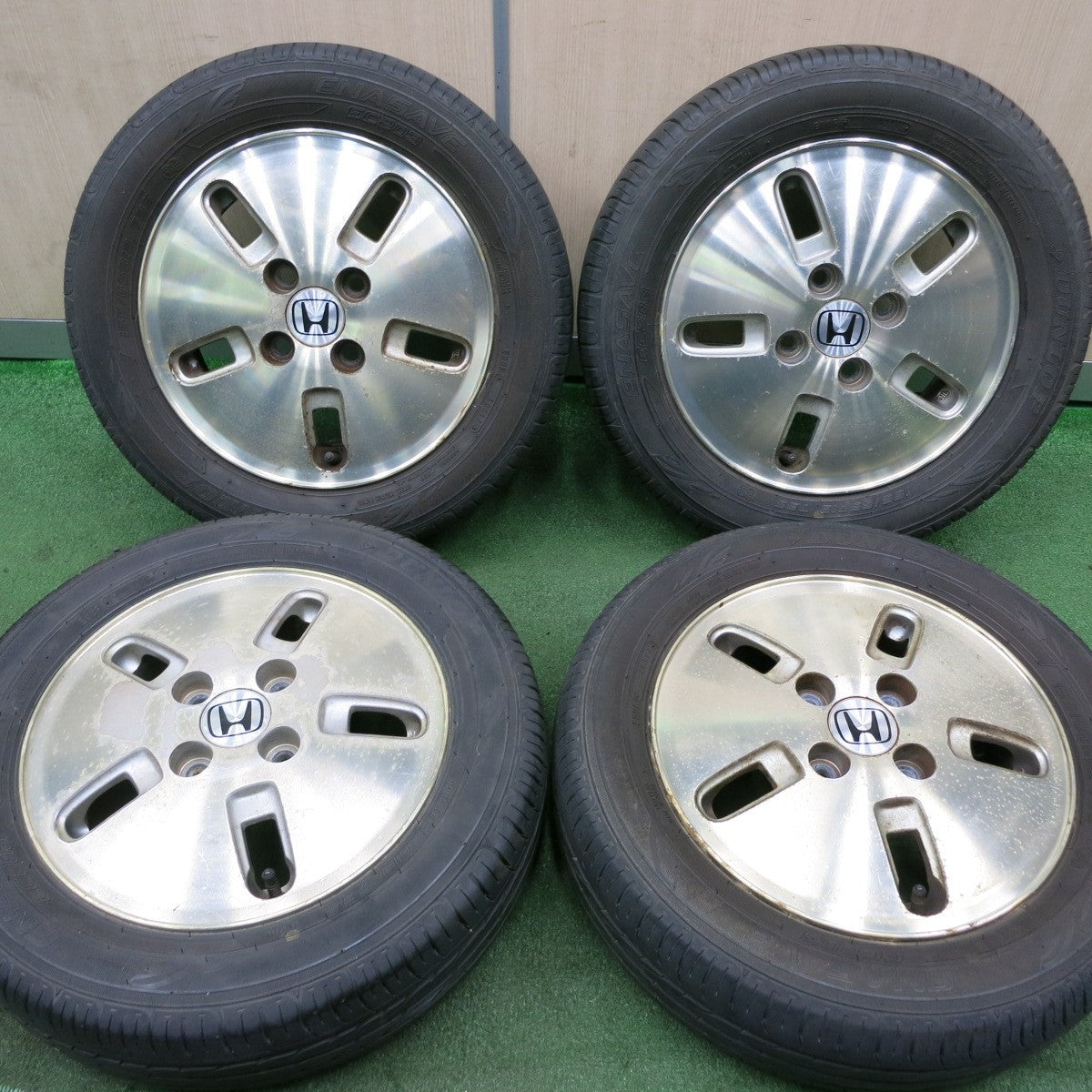 *送料無料* ４本価格 ★ホンダ ザッツ 純正 155/65R13 ダンロップ エナセーブ EC203 13インチ  PCD100/4H★4052404NJノ