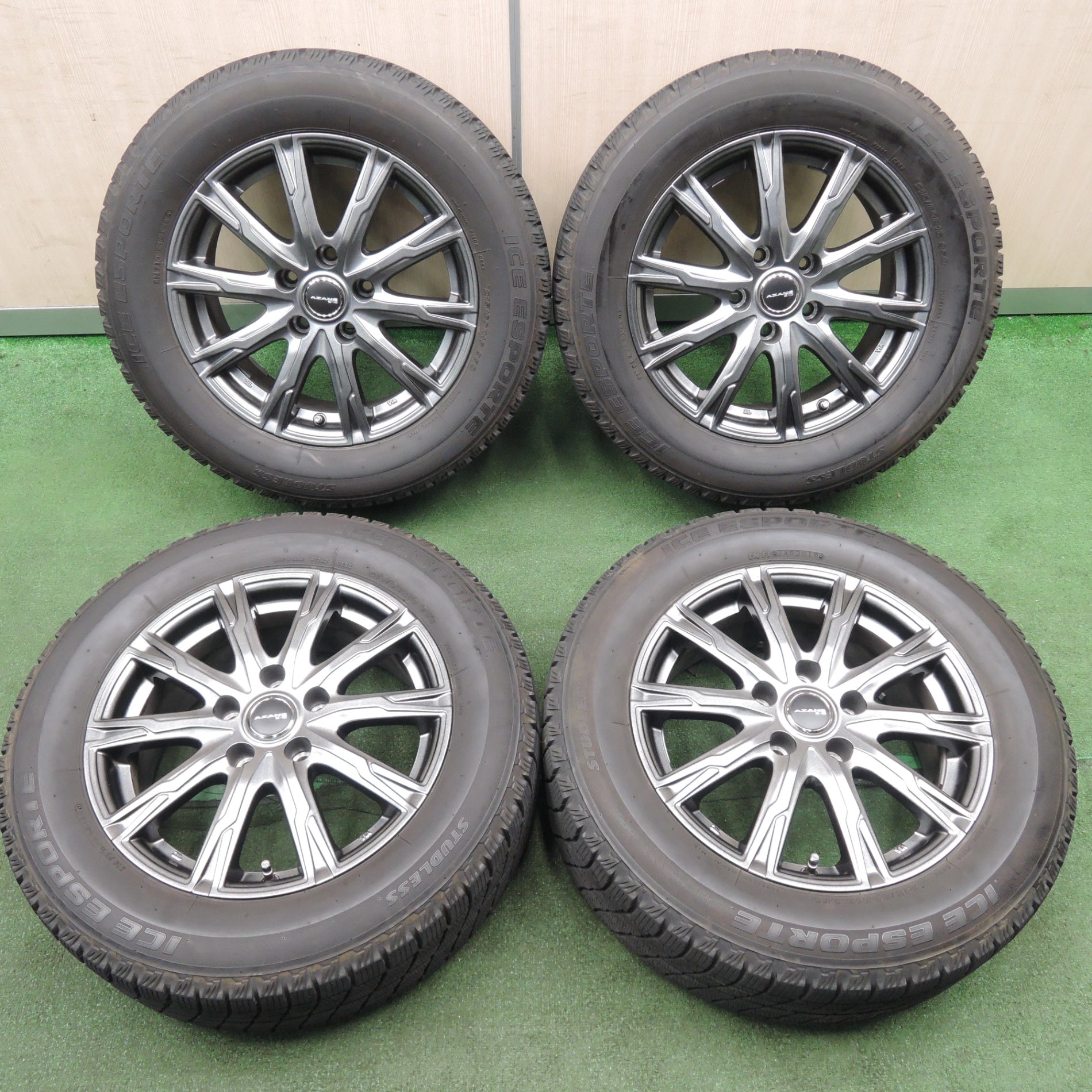 送料無料* キレイ☆スタッドレス 215/60R16 アイスエスポルテ AZANE E-10 アザーネ 16インチ PCD114.3/5H |  名古屋/岐阜の中古カー用品・工具の買取/販売ならガレージゲット