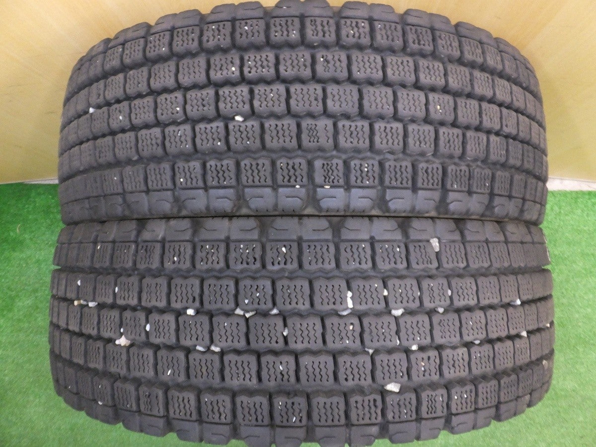 バリ溝!9分★トラック タイヤ 245/70R19.5 136/134J スタッドレス ブリヂストン W910 鉄 ホイール 147-12ESP★1121705ヤス