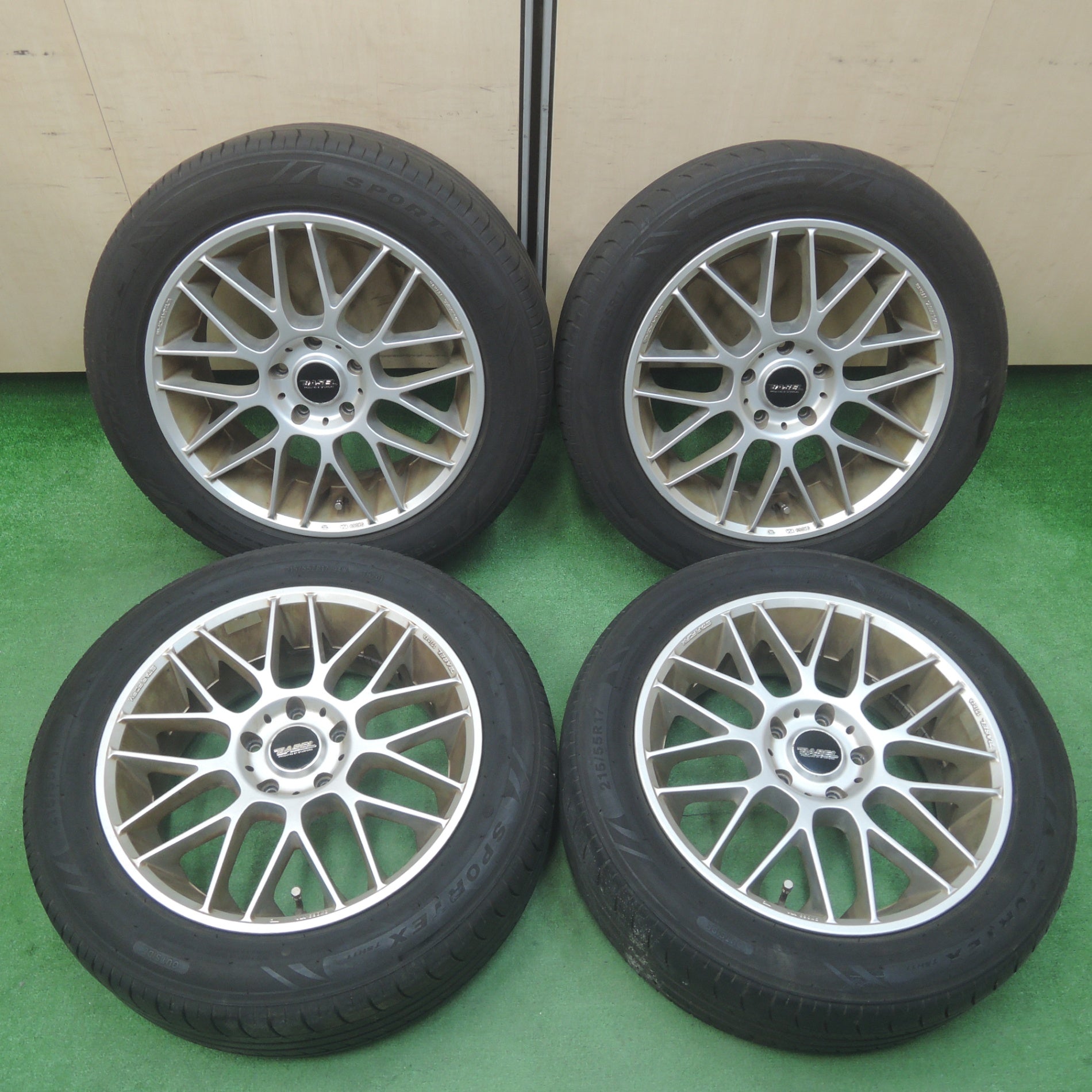 *送料無料* 4本価格★BASEL STARFORM 215/55R17 トライアングル SPORTEX TSH11 バーゼル 17インチ  PCD114.3/5H★4020901SYノ