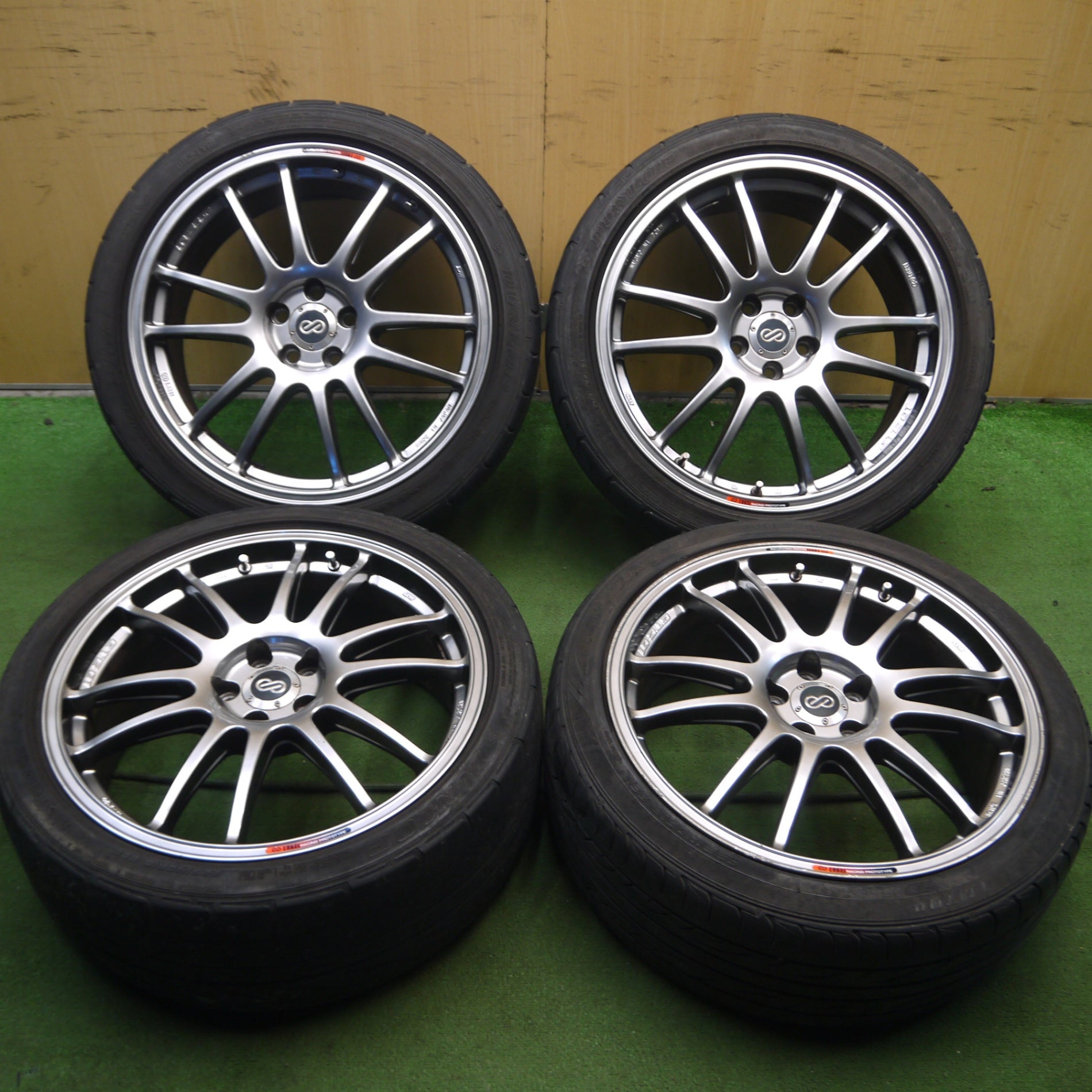 送料無料* キレイ☆86 BRZ等 ENKEI GTC01 225/40R18 ダンロップ ...