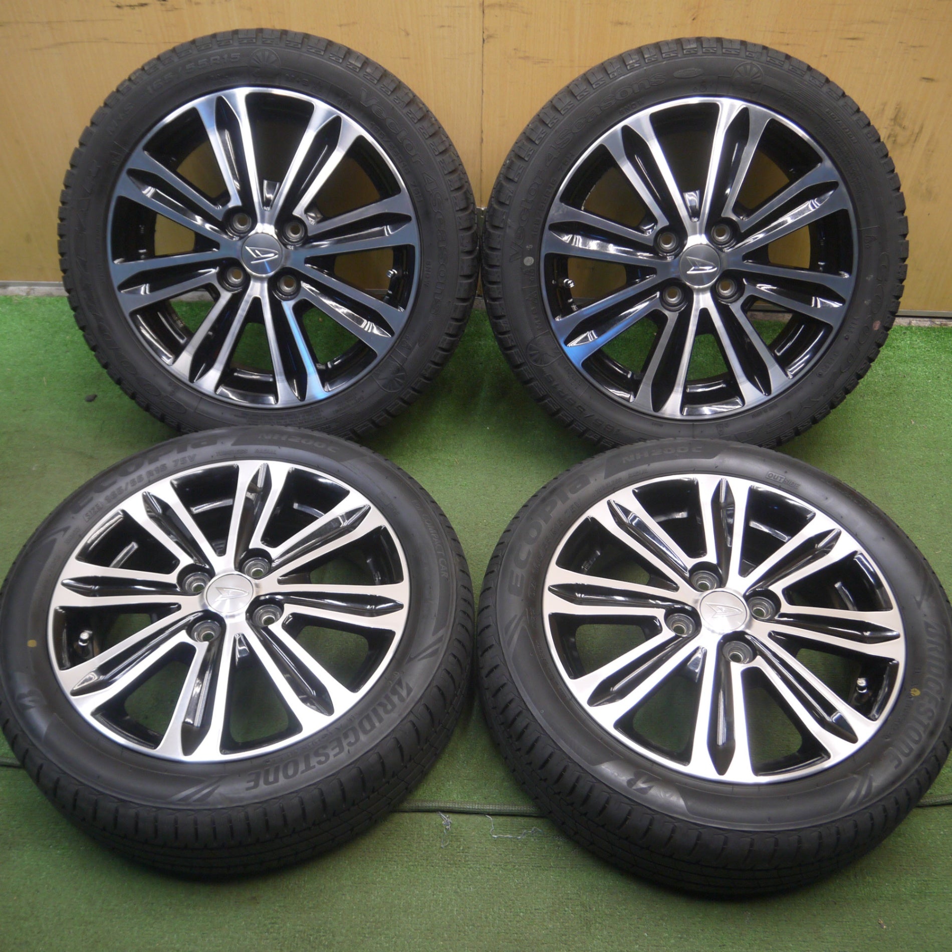 良好品】ニッサン デイズルークス 純正 15in 4.5J +46 PCD100