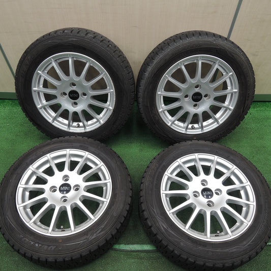 *送料無料*バリ溝!9.5分★スタッドレス MINI 等 175/65R15 ダンロップ ウインターマックス WM01 社外 アルミ ミニ 15インチ PCD100/4H★3112311HAス