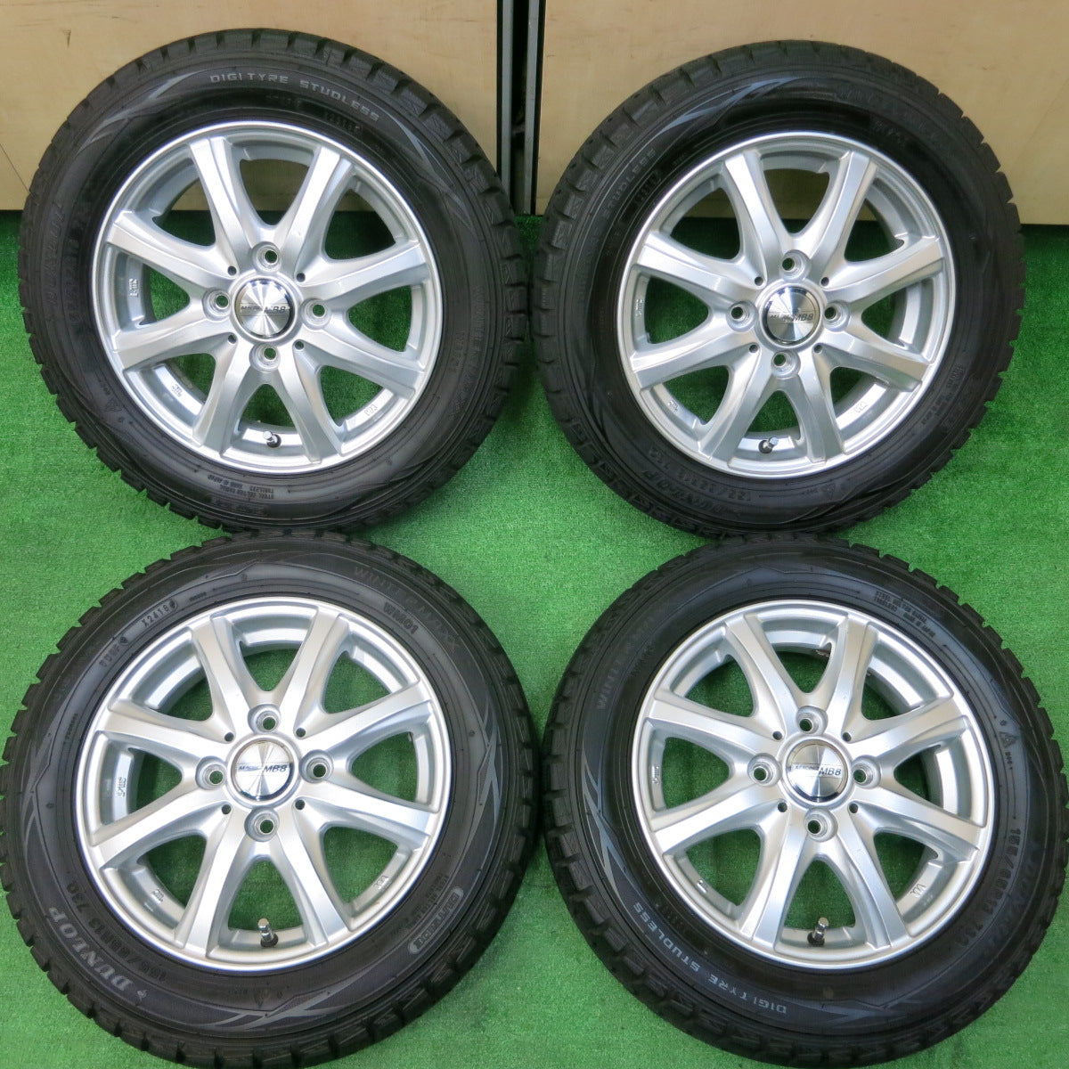 大阪 引取可 155/65R13タイヤホイール 果たし 4本セット