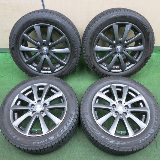 *送料無料* バリ溝！キレイ！9.5分★スタッドレス Team Sparco 195/55R16 ブリヂストン ブリザック VRX2 チームスパルコ PCD100/5H★4052305HAス