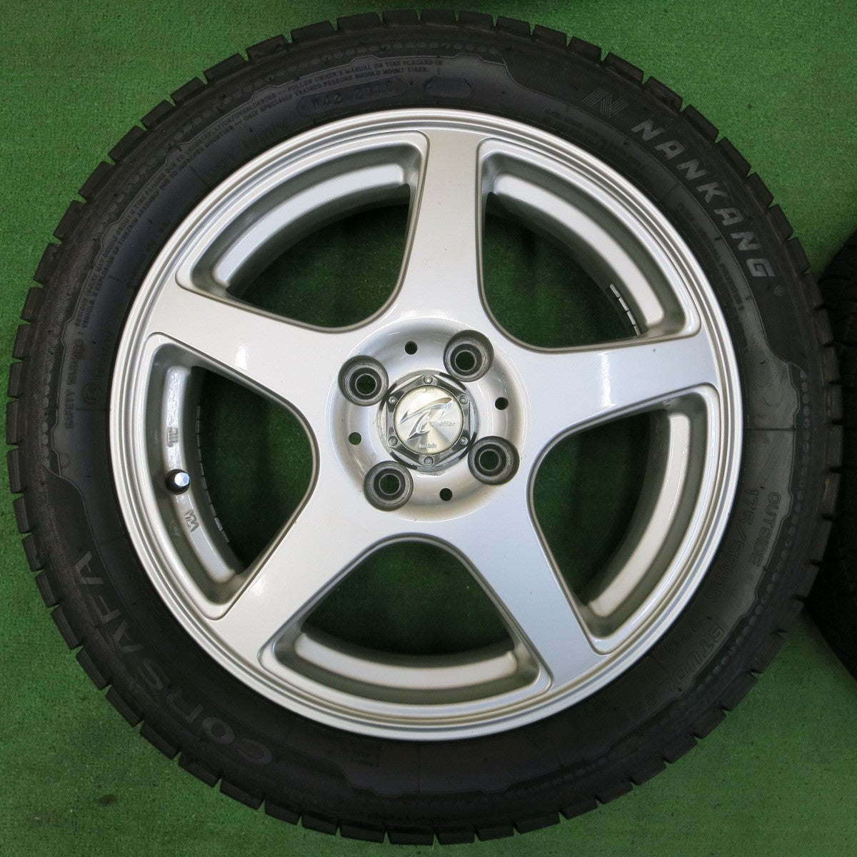 *送料無料* バリ溝！9.5分★三菱 アイ 用 145/65R15 175/55R15 スタッドレス ナンカン CORSAFA Treffer  トレファー PCD100/4H★4053102イス