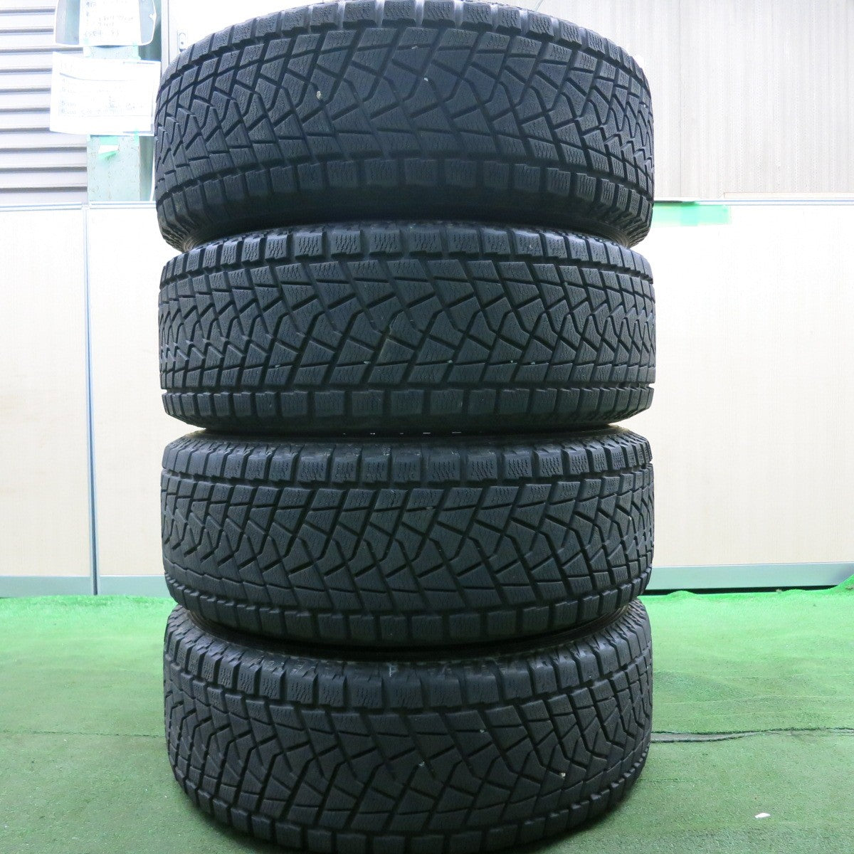 *送料無料* 4本価格★トヨタ 120系 ランクル プラド 純正 265/65R17 スタッドレス ブリヂストン ブリザック DM-Z3 PCD139.7/6H★4051501HAス