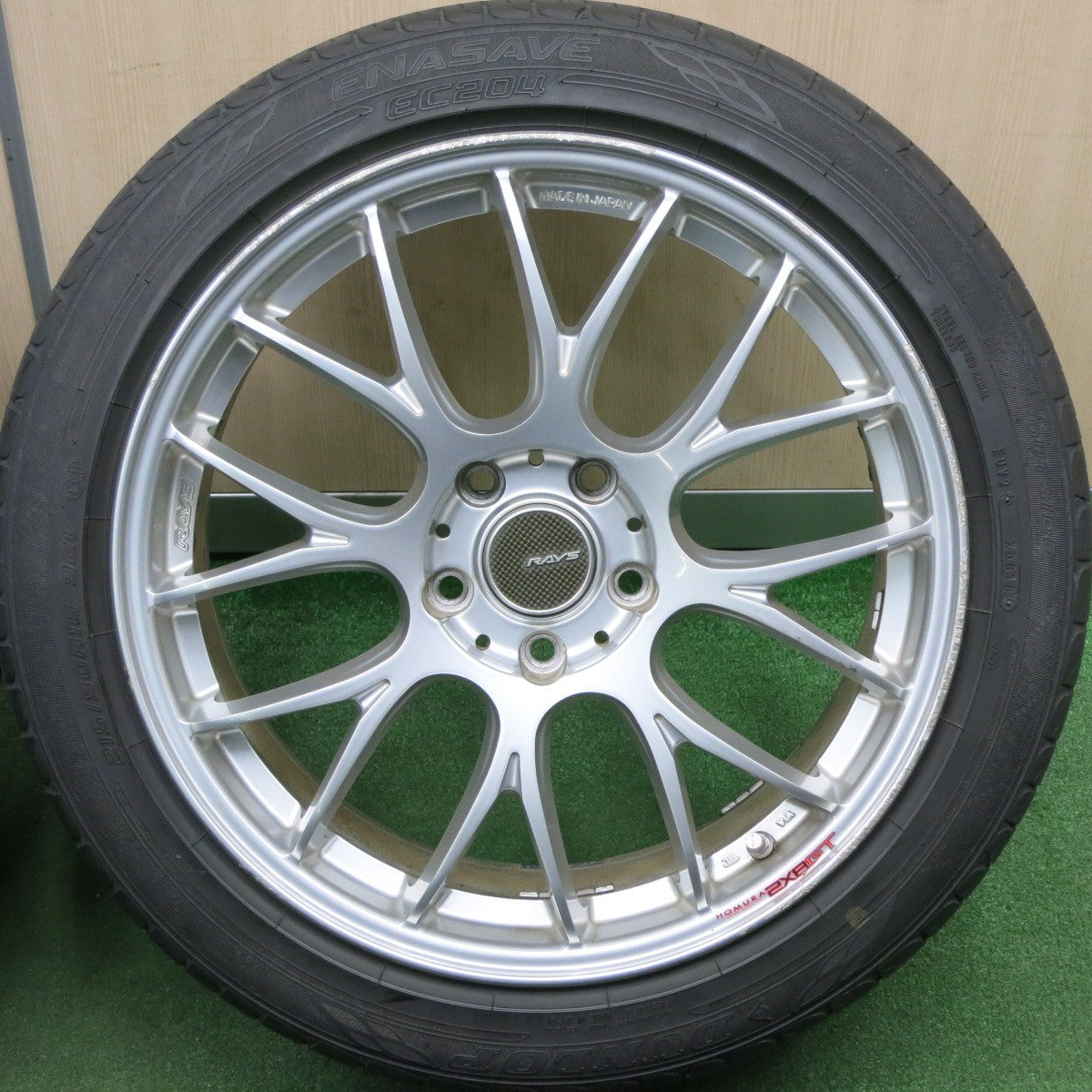 送料無料* 4本価格☆RAYS HOMURA 2×8 GT 215/50R18 ダンロップ 送料無料* 4本価格☆RAYS HOMURA 2×8 GT 215/50R18 ダンロップ