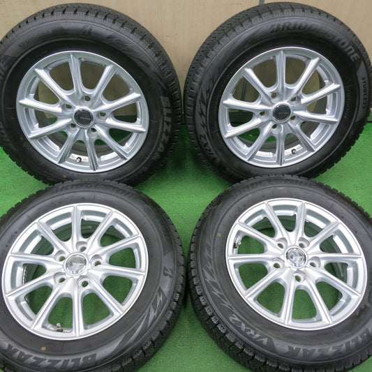 [送料無料] バリ溝！キレイ！8.5分★スタッドレス 195/65R15 ブリヂストン ブリザック VRX2 ECO FORME エコフォルム 15インチ PCD114.3/5H★4113002NJス