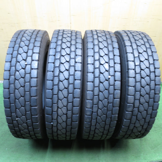 *送料無料* バリ溝！22年！9.5分★トラック タイヤ 225/80R17.5 123/122L ブリヂストン エコピア M801Ⅱ ミックス 17.5インチ★4033004KKスタ