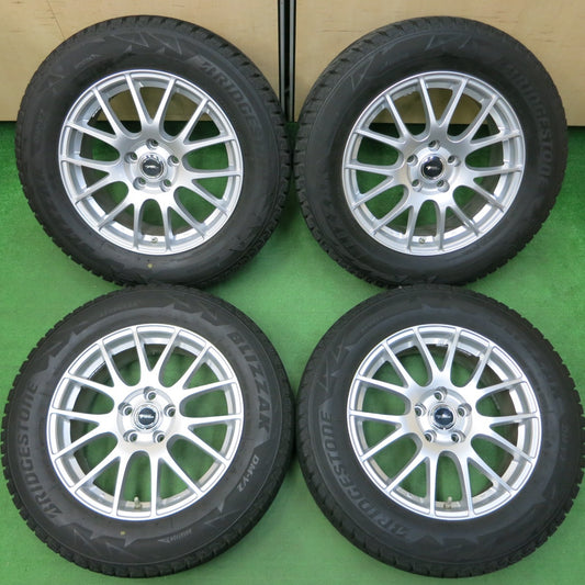 *送料無料* バリ溝！キレイ！8.5分★スタッドレス 225/65R17 ブリヂストン ブリザック DM-V2 TOPRUN トップラン 17インチ PCD114.3/5H★4041605イス