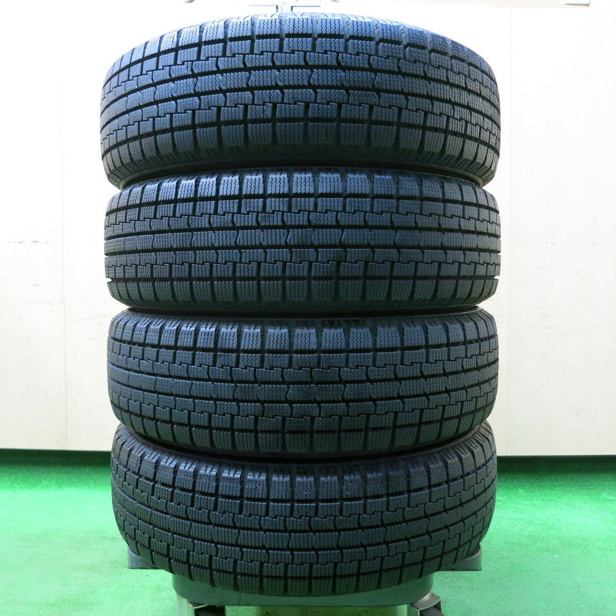 *送料無料* バリ溝！21年！9.5分★スタッドレス 155/65R14 アイスフロンテージ NEXTA ネクスタ 14インチ iceFRONTAGE PCD100/4H★4043008イス