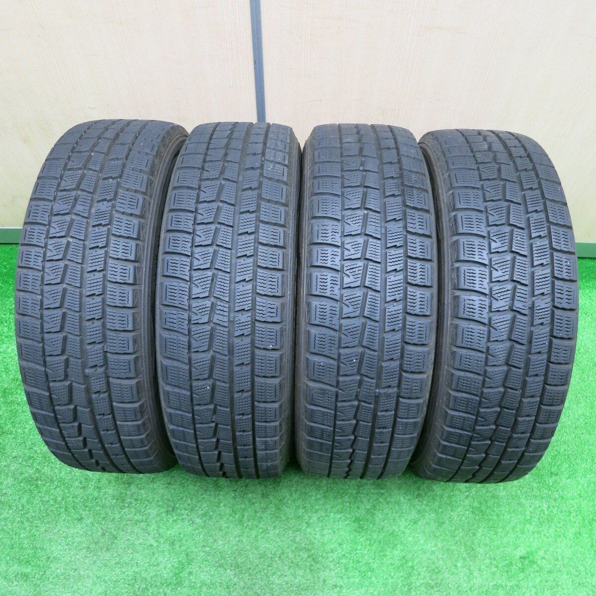 バリ溝！キレイ！9分★スタッドレス 175/65R15 ダンロップ ウインターマックス WM01 ravrion PCD100/4H★4091303NJス