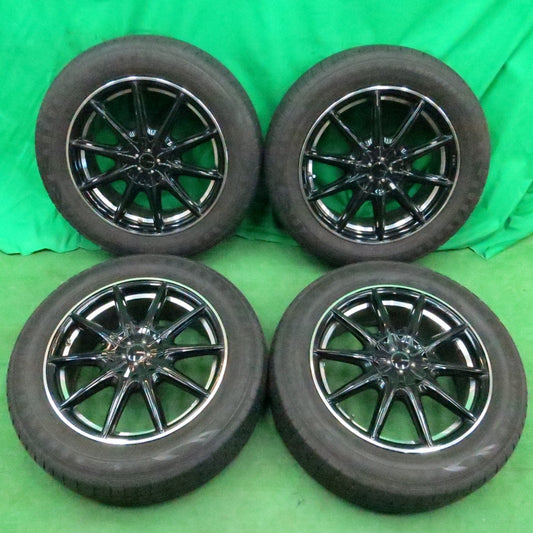 *送料無料* バリ溝！9.5分★PIAA 215/60R17 ダンロップ エナセーブ RV504 ピア 17インチ PCD100 114.3/5H マルチ★4050306ナノ